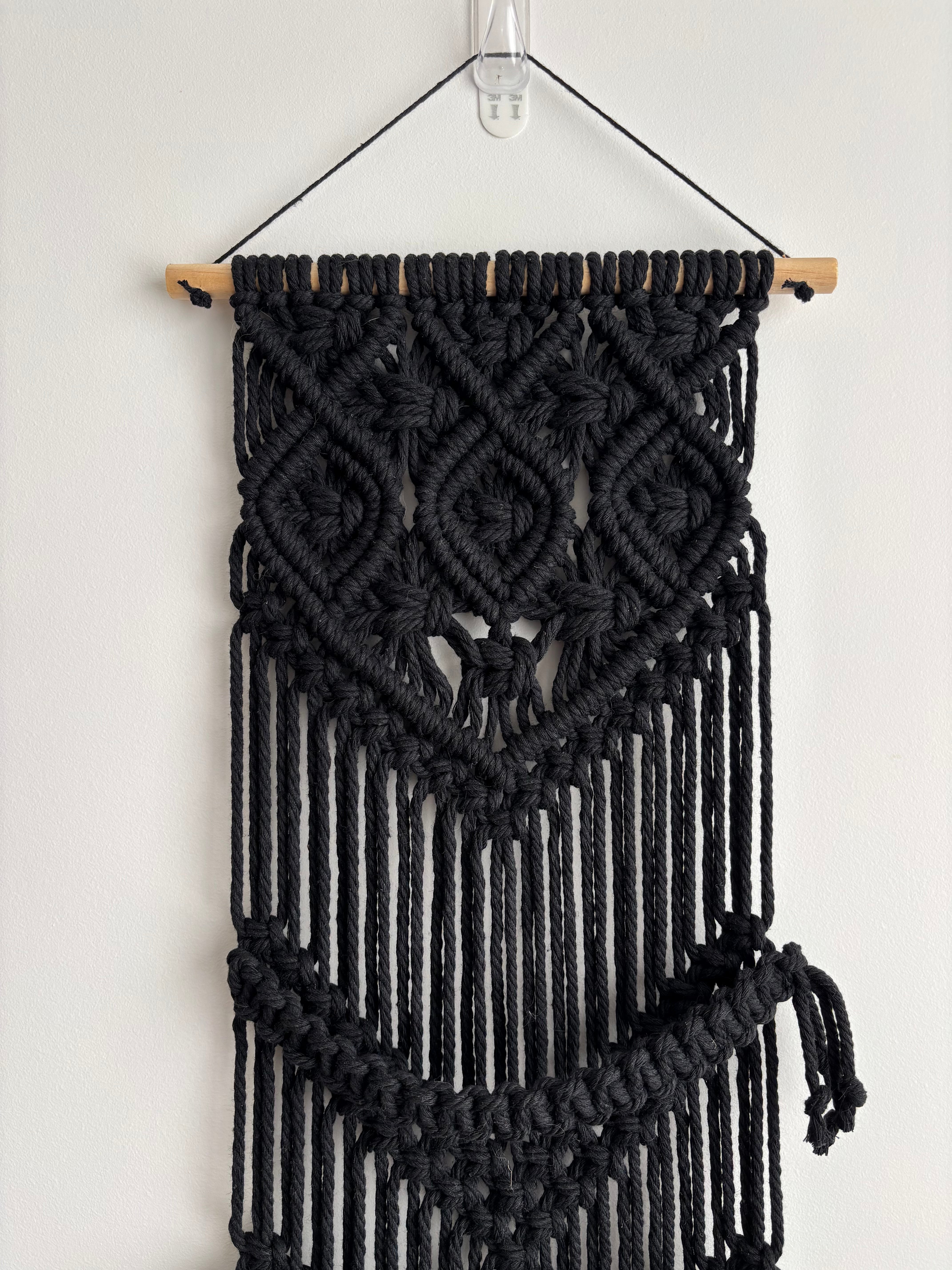 Macrame Cap Hanger Storage