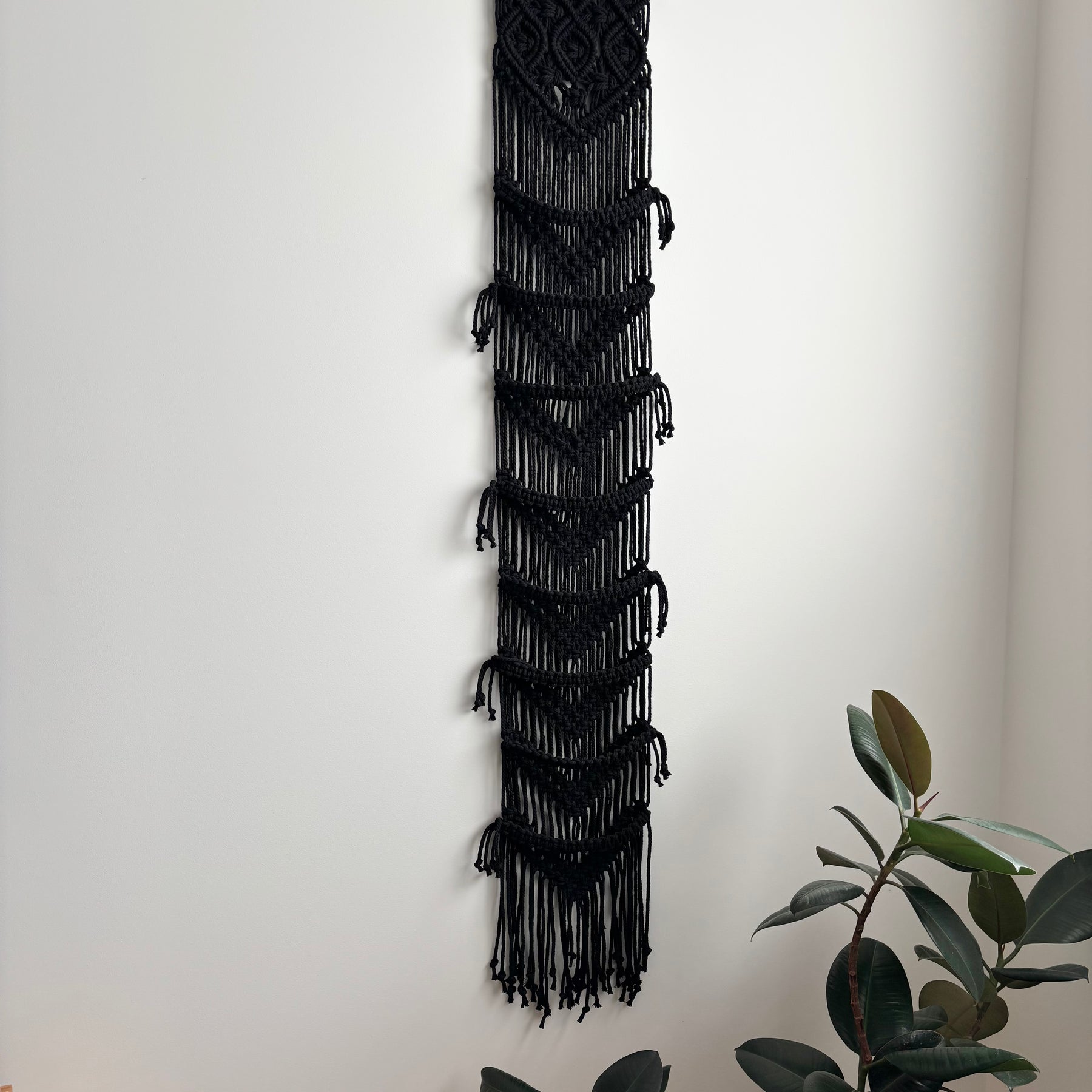 Macrame Cap Hanger Storage
