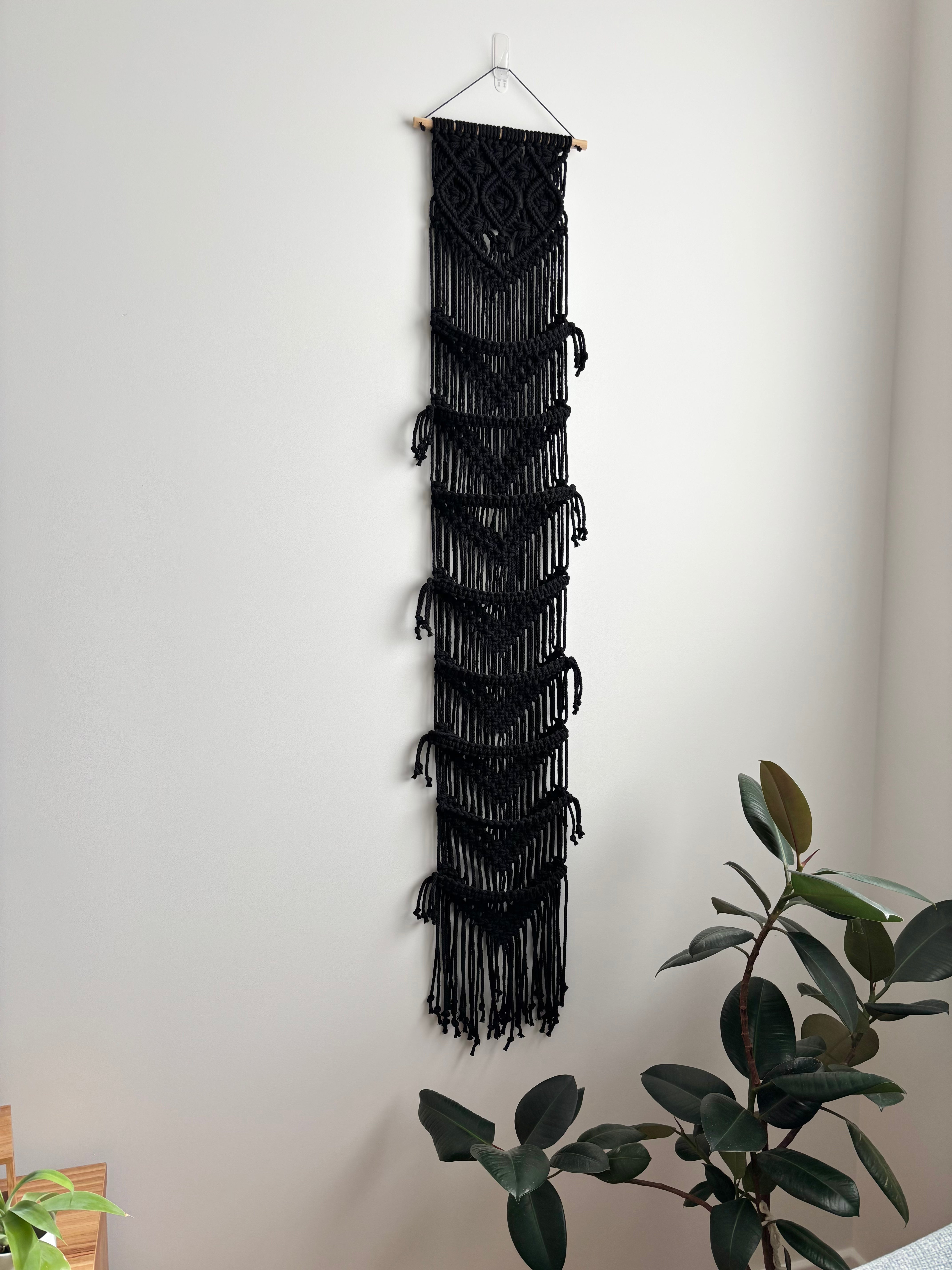 Macrame Cap Hanger Storage