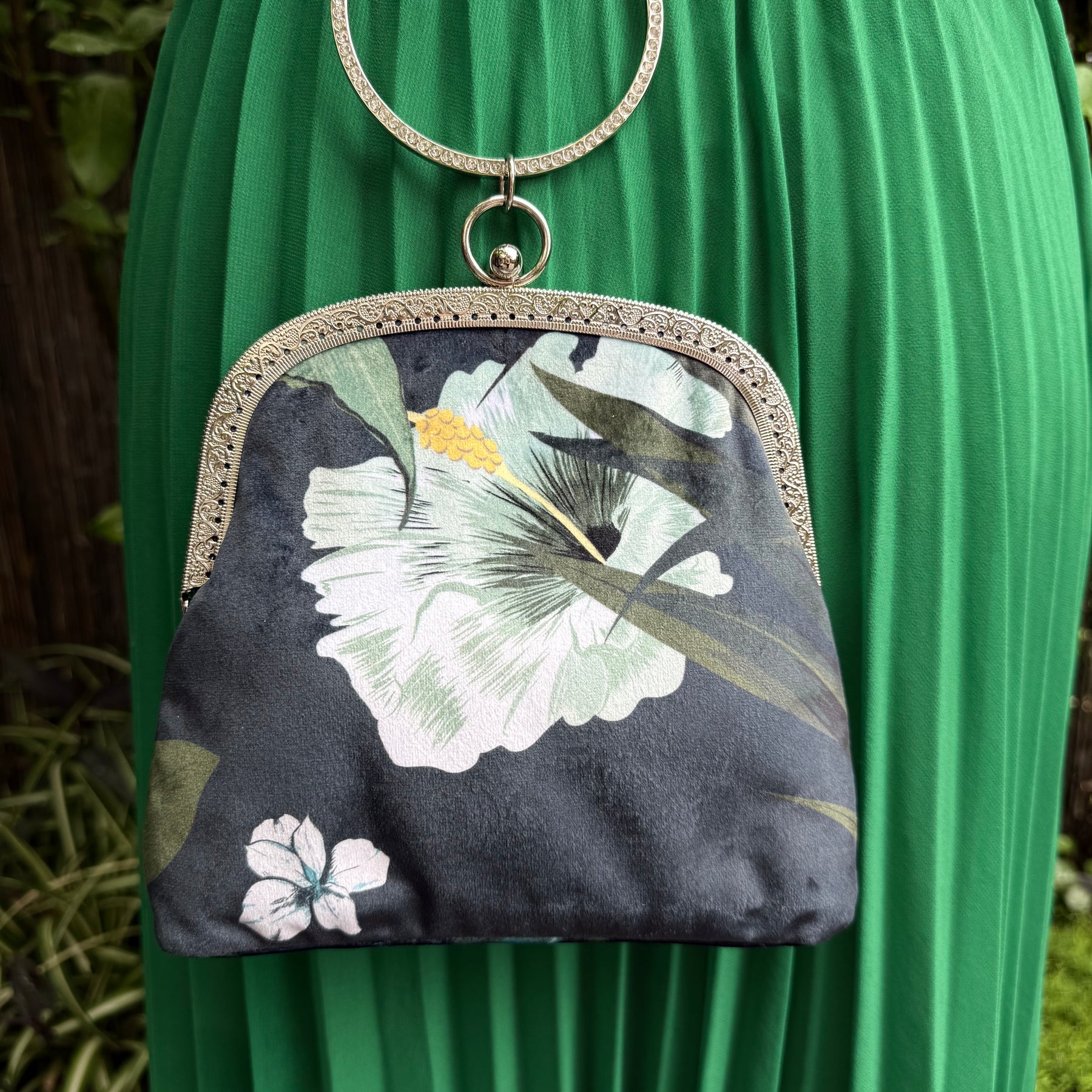 Retro style clutch evening