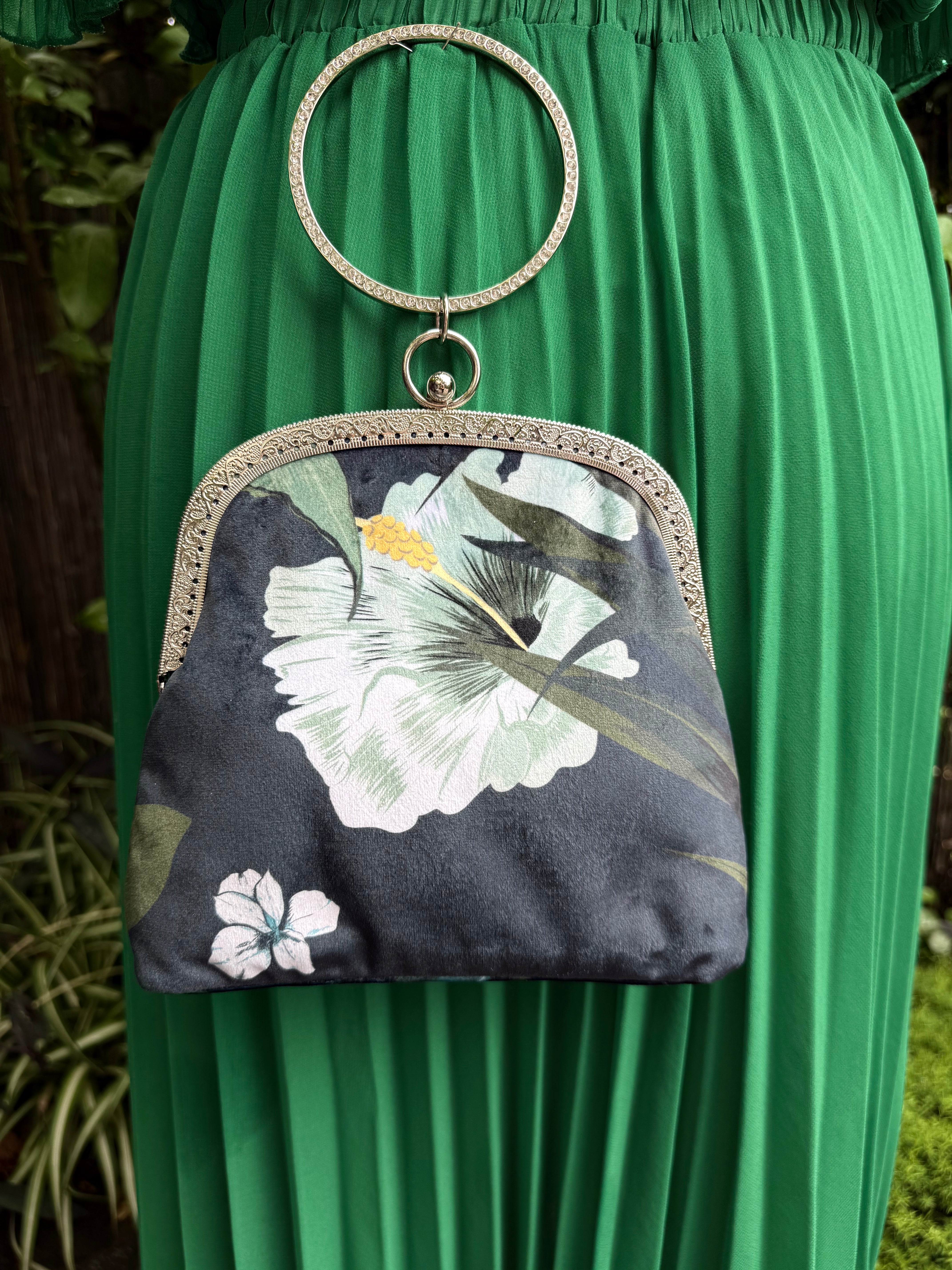 Retro style clutch evening