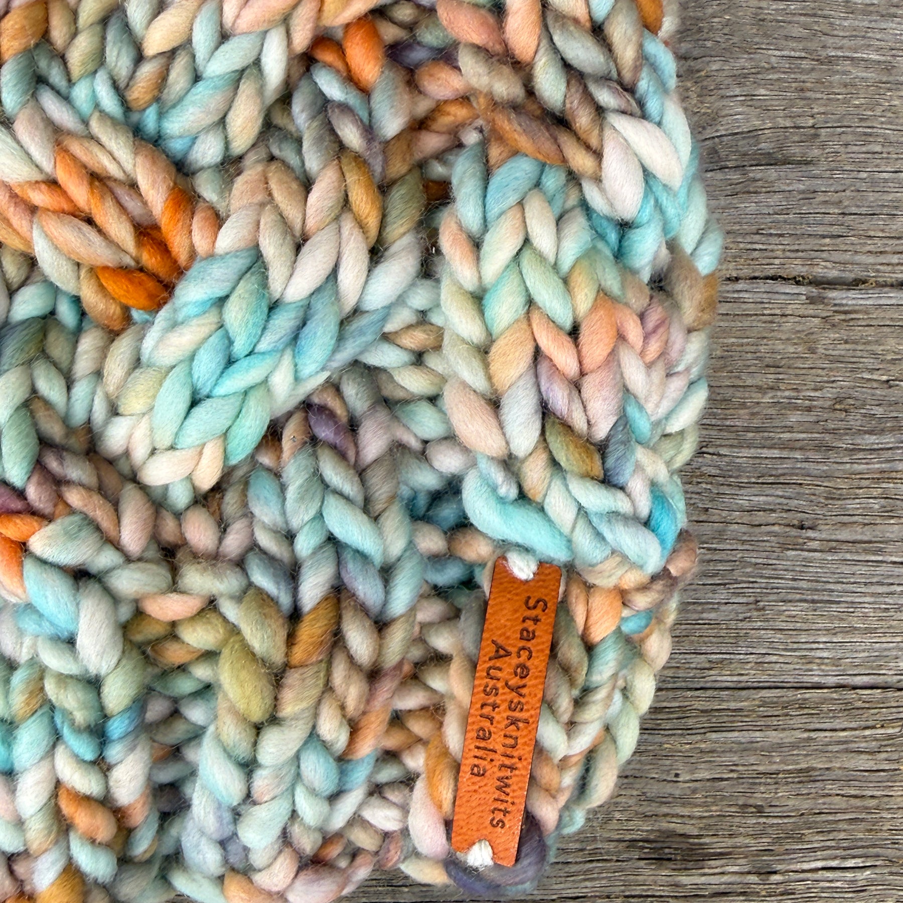 Hand Knitted Merino Beanie, Luxurious PomPom Cable Beanie
