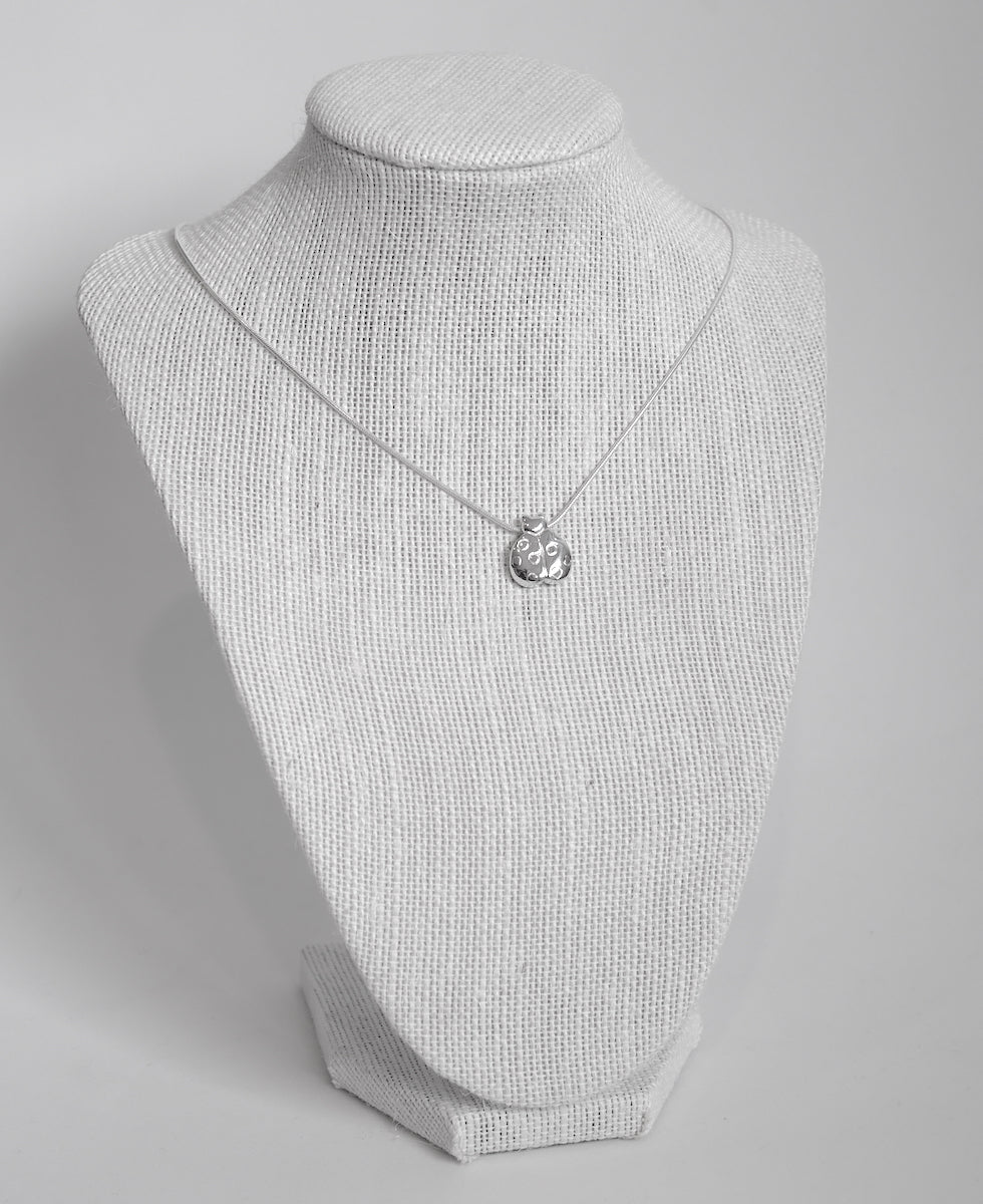 Limited Edition - Ladybird - Handmade Sterling Silver Pendant with Snake Chain