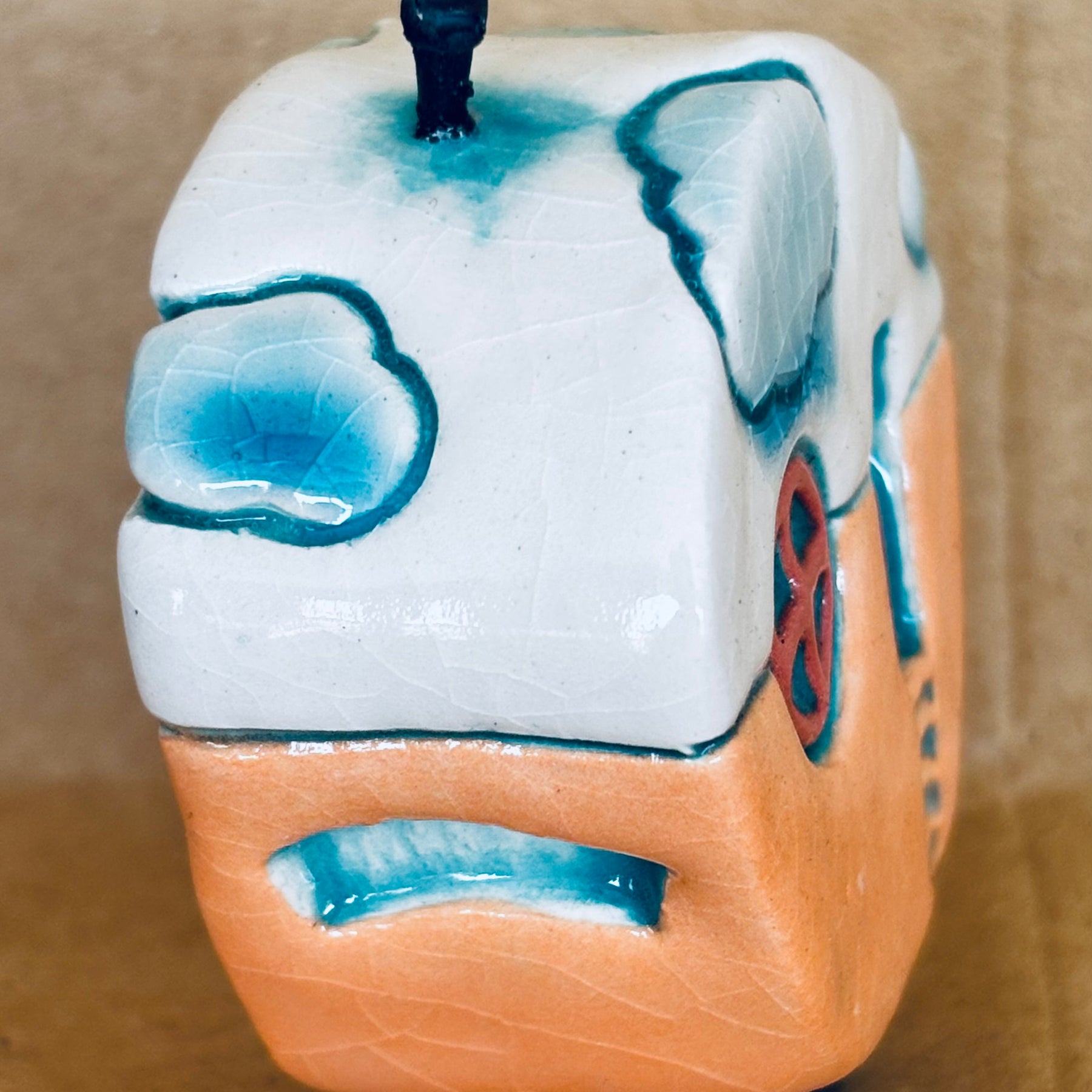 Small Retro Collectable Ceramic Caravan 7