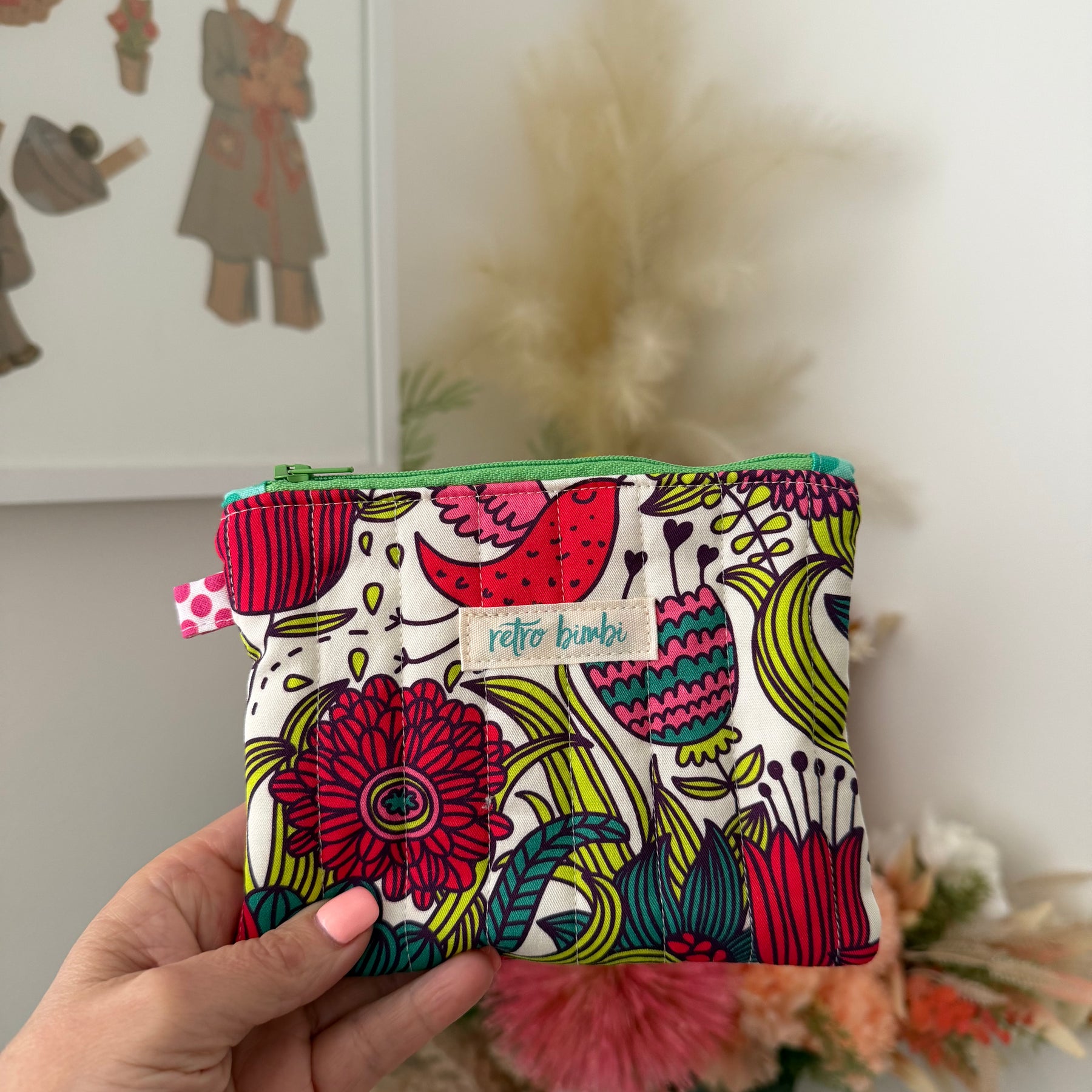Small Quilted Pouch - Various Designs