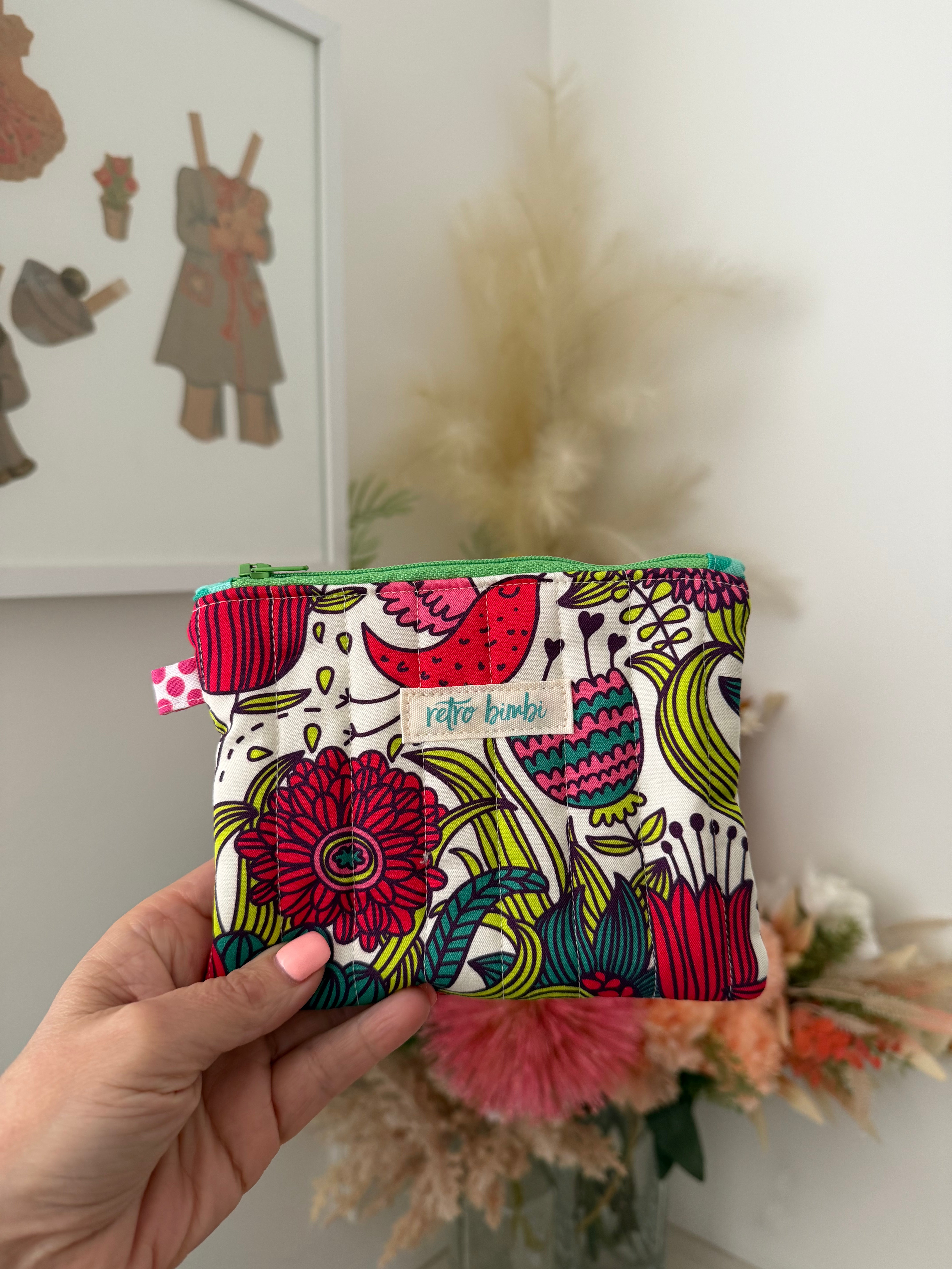 Small Quilted Pouch - Various Designs
