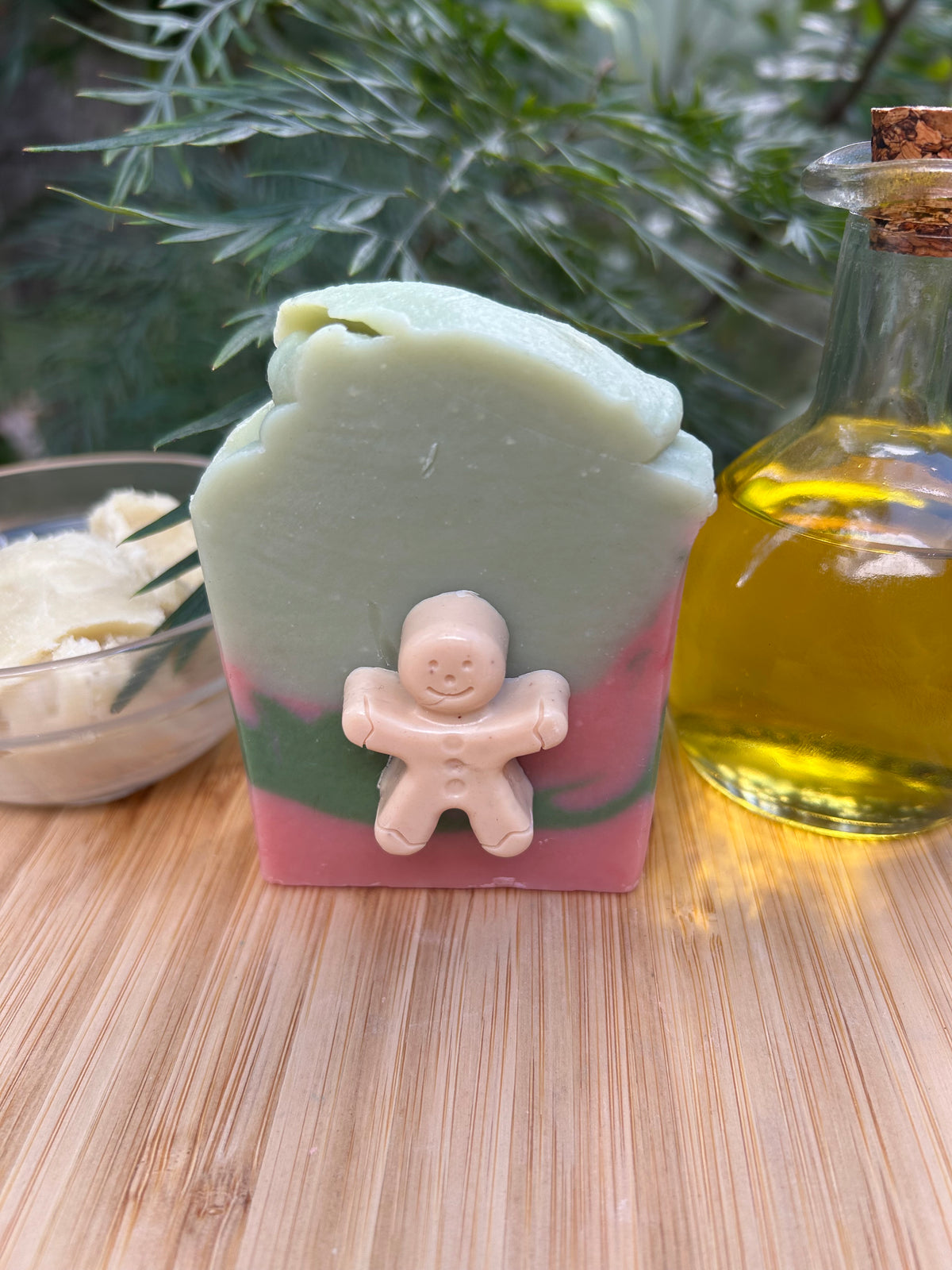 Handmade Yuzu Gingerbread Man Soap | Limited Edition Christmas Bar
