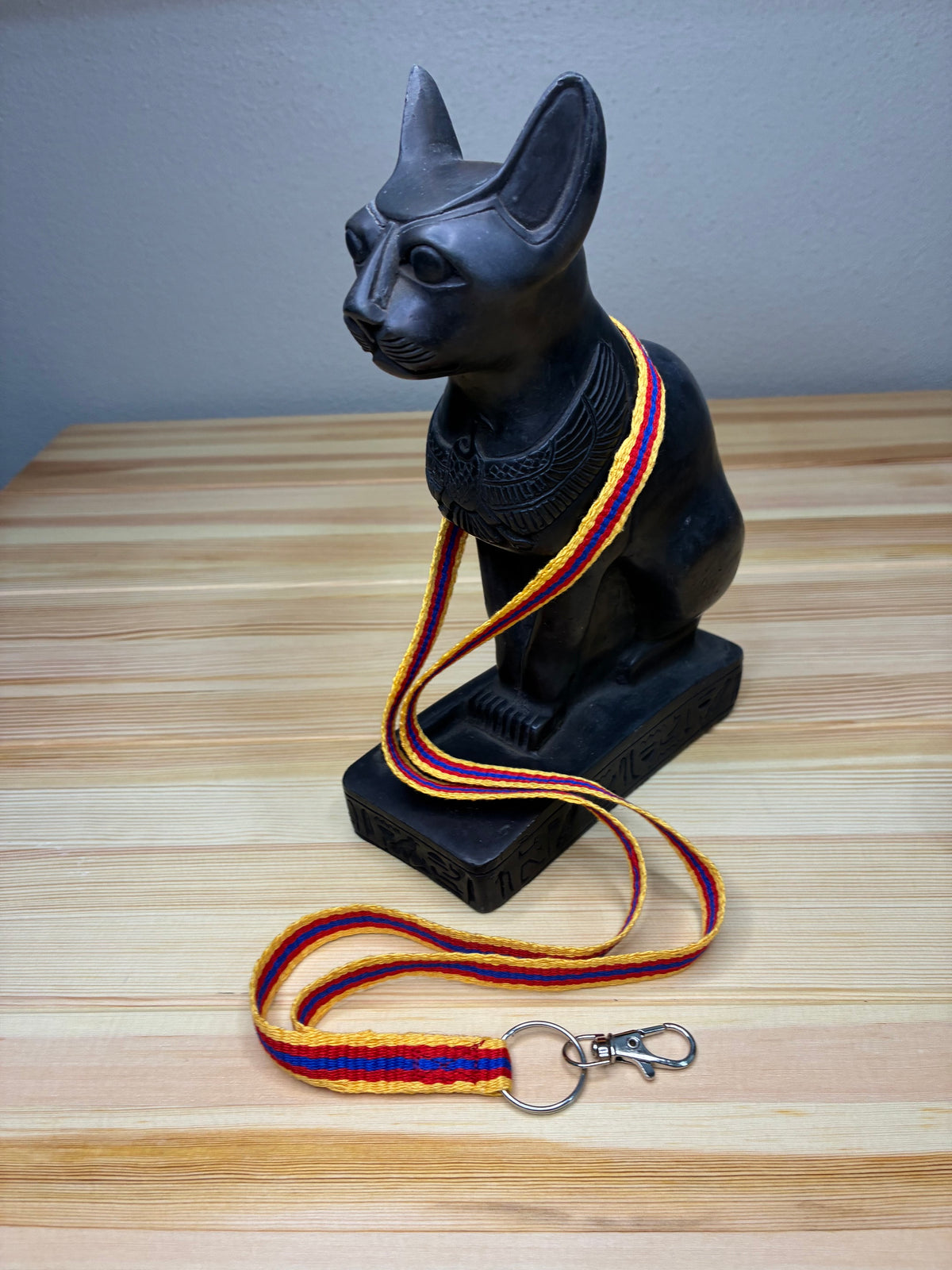 A Little Loom Magic - Primary Brights Handwoven Lanyard