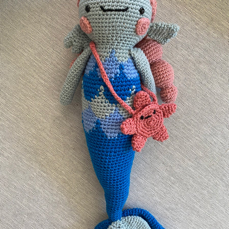 Mia the Mermaid - crocheted toy