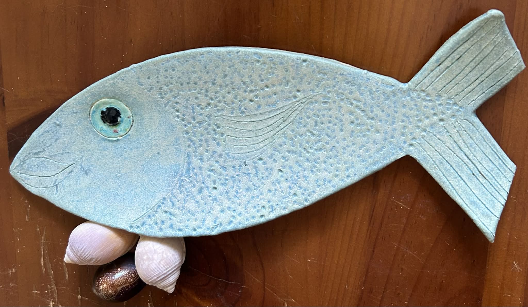 Spoon Fish Spoon Rest | Hand Built Fish