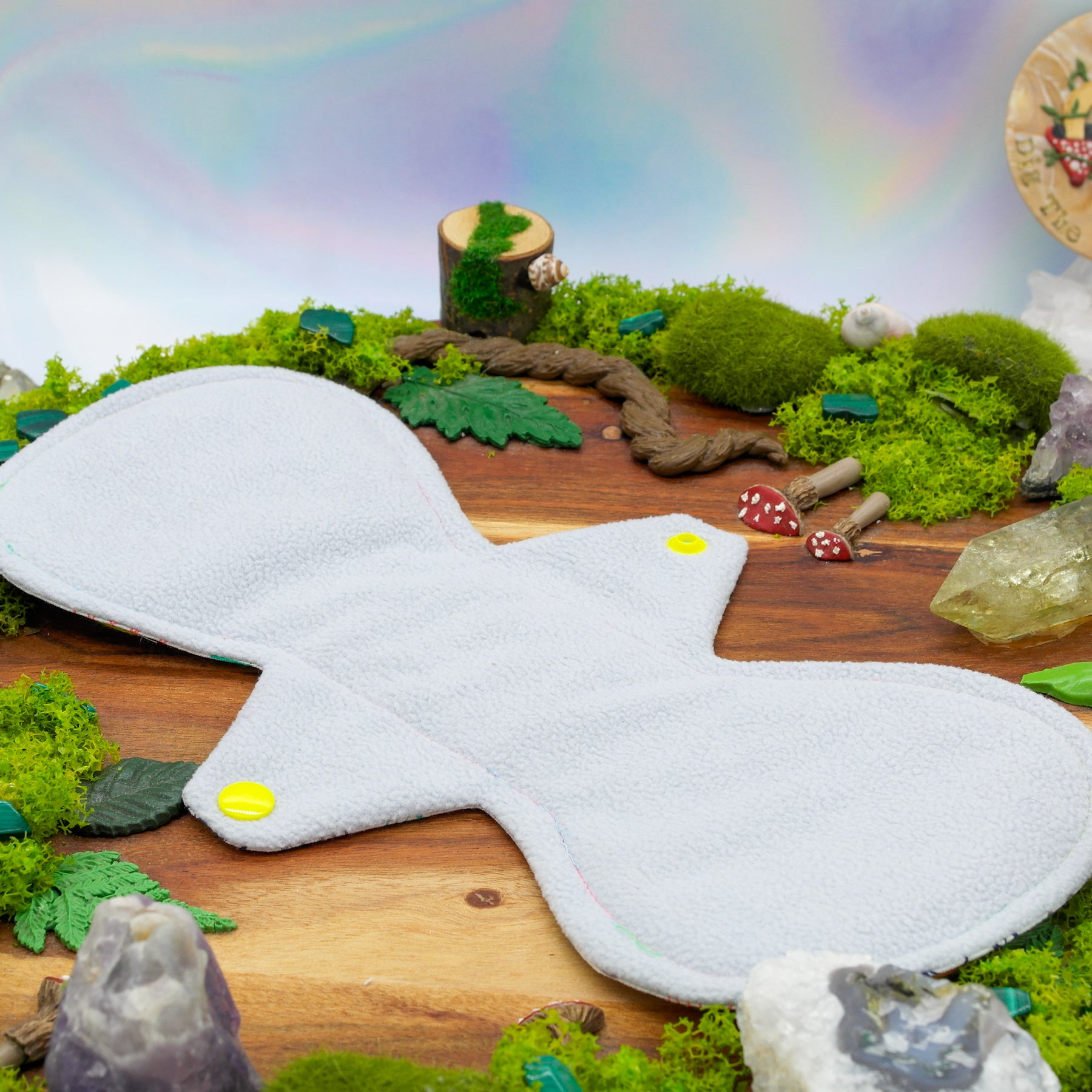 Reusable washable 12" Heavy Cloth Pad (Flexuous) - chakras