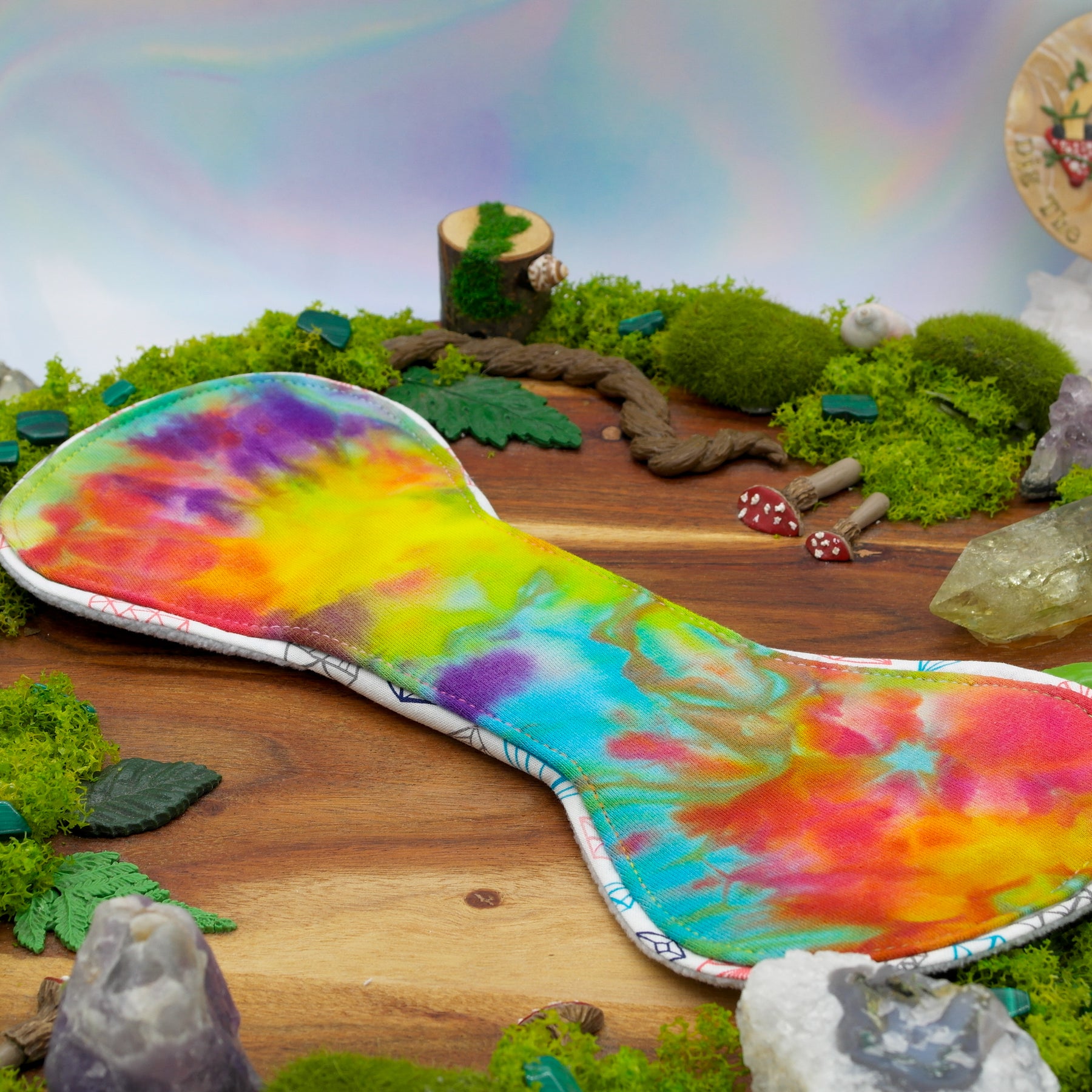 Reusable washable 12" Heavy Cloth Pad (Flexuous) - chakras
