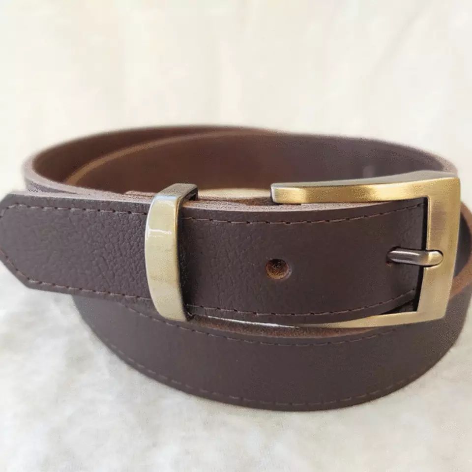 Dark Brown Genuine Cowhide Leather Belt, Australian Made, 28mm Wide