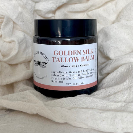 Golden Silk | Vanilla-Infused Tallow Balm for Soft, Silky Skin