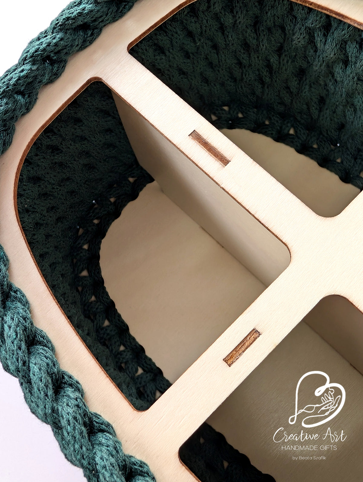 Four-Compartment Basket Organiser