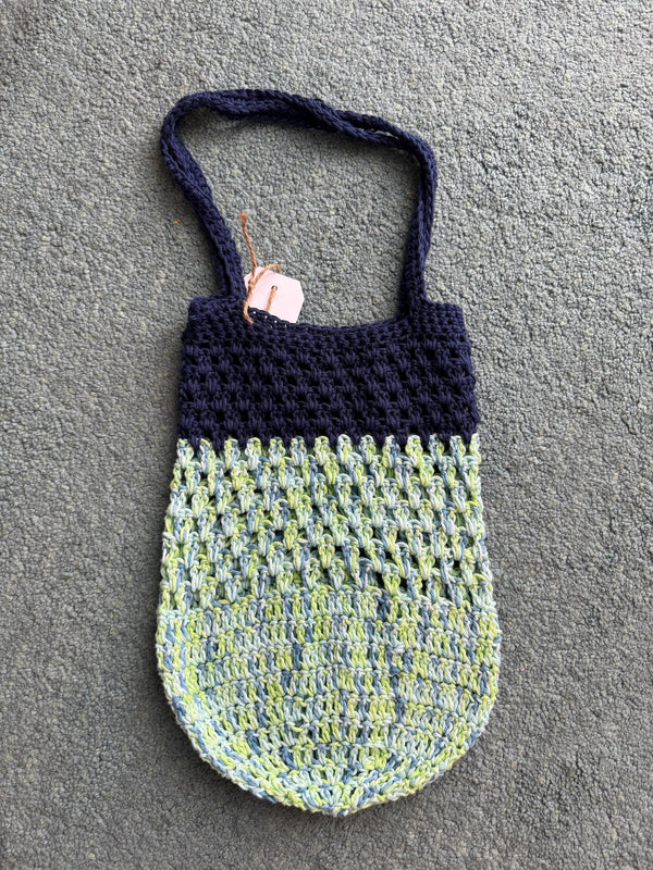 Crochet | Children + Teen Bags | Cotton | Mixed colours