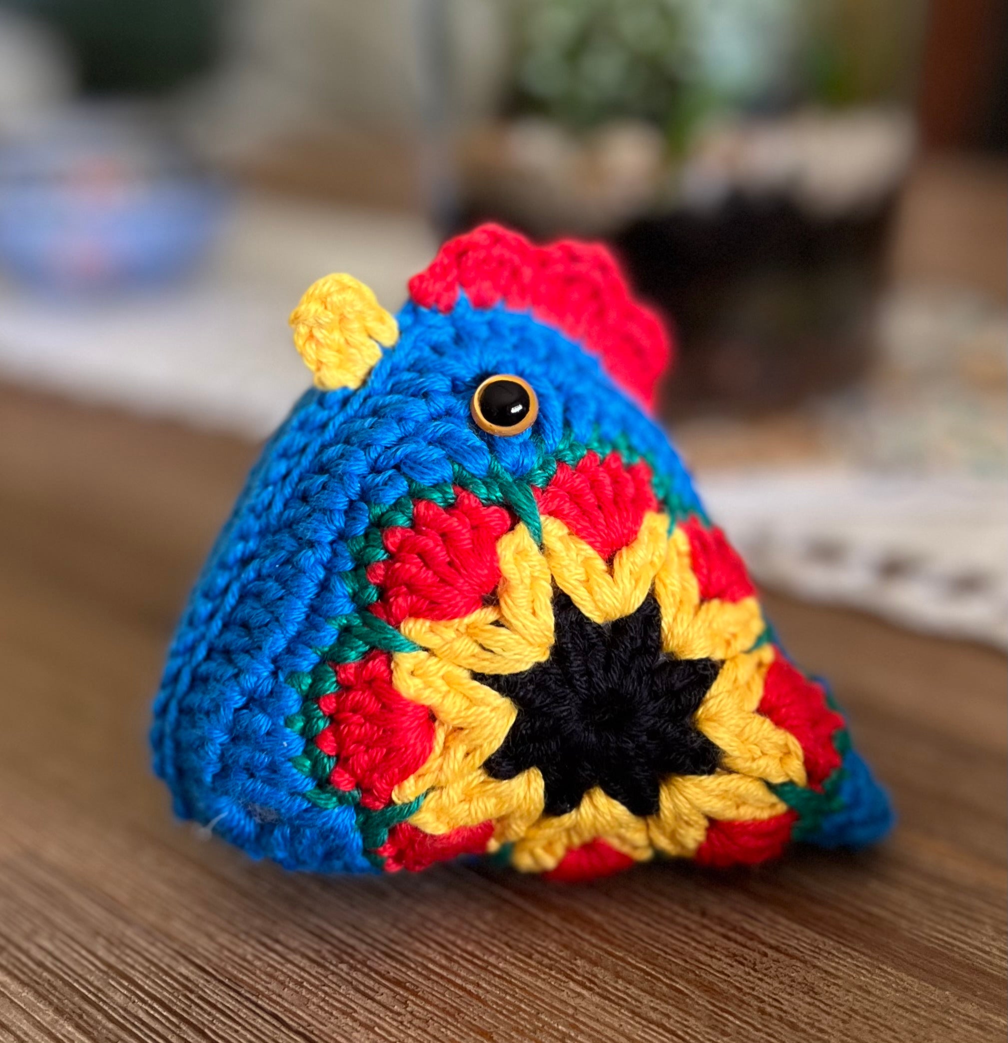 Crochet Granny Square Chicken