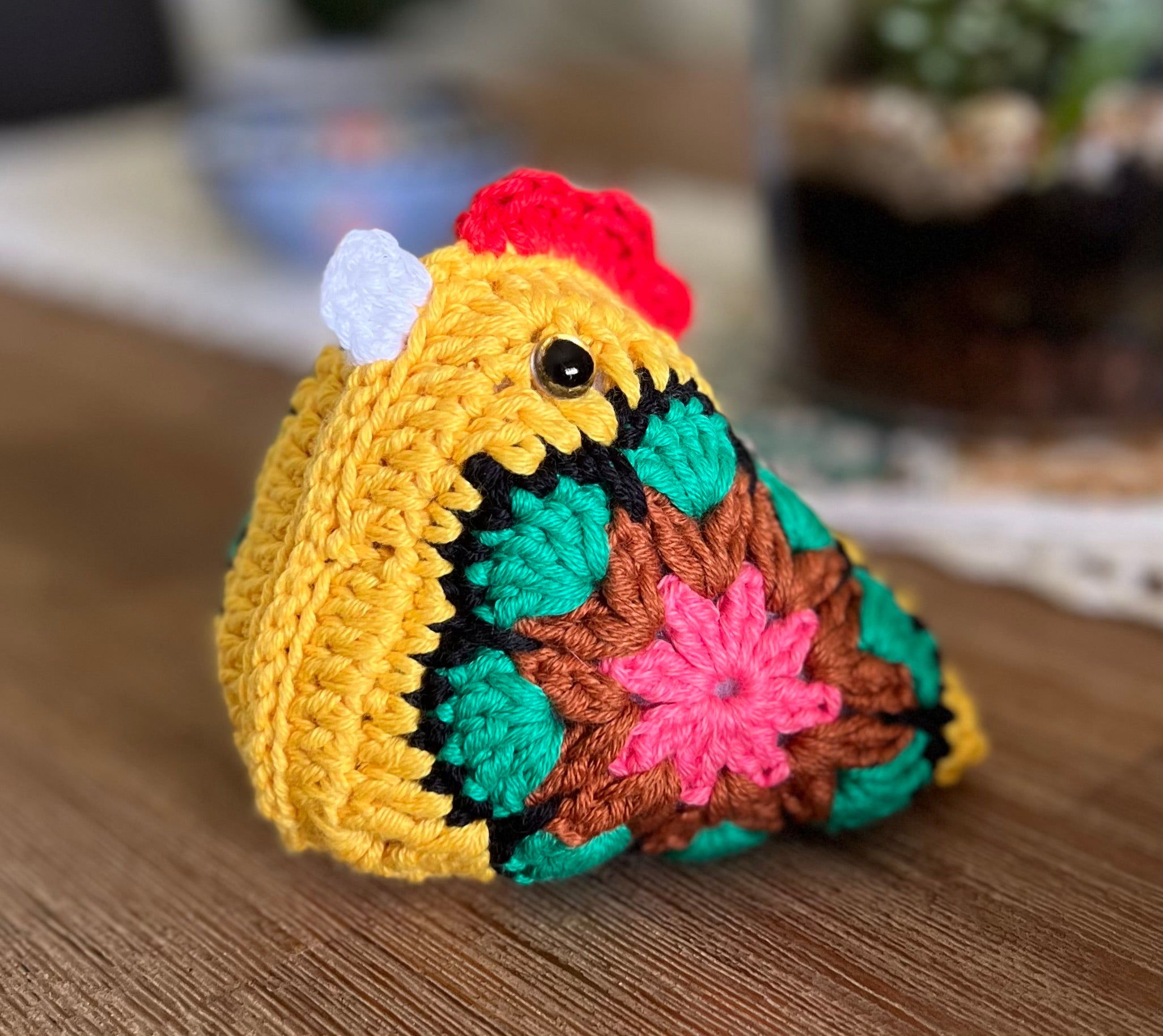 Crochet Granny Square Chicken