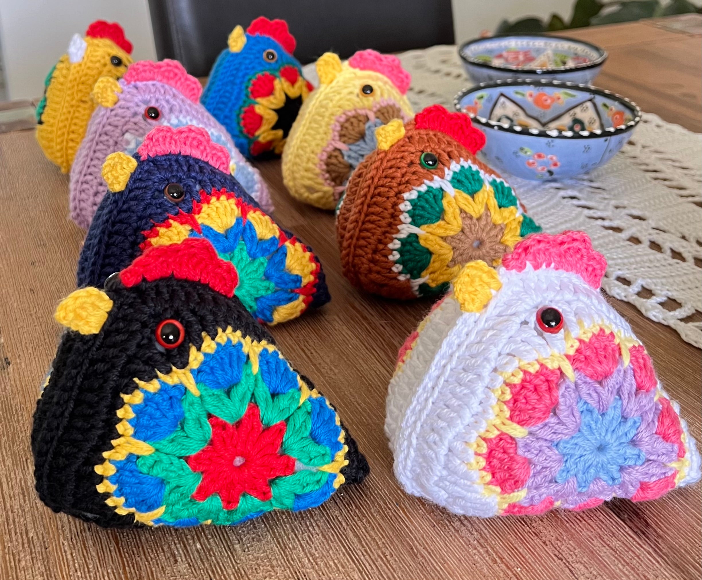 Crochet Granny Square Chicken