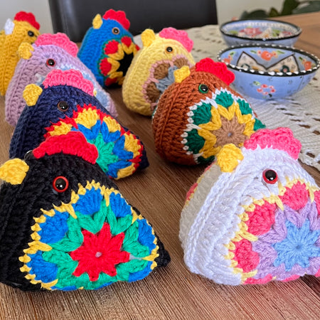 Crochet Granny Square Chicken