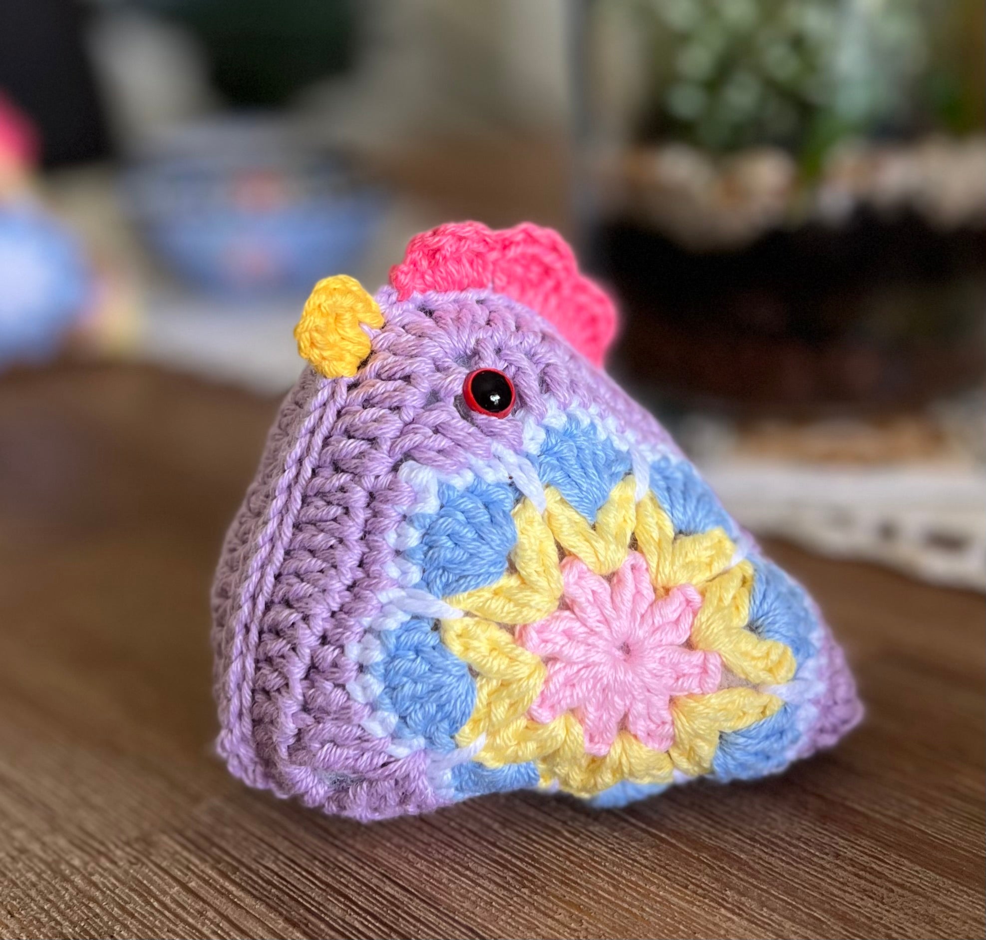 Crochet Granny Square Chicken