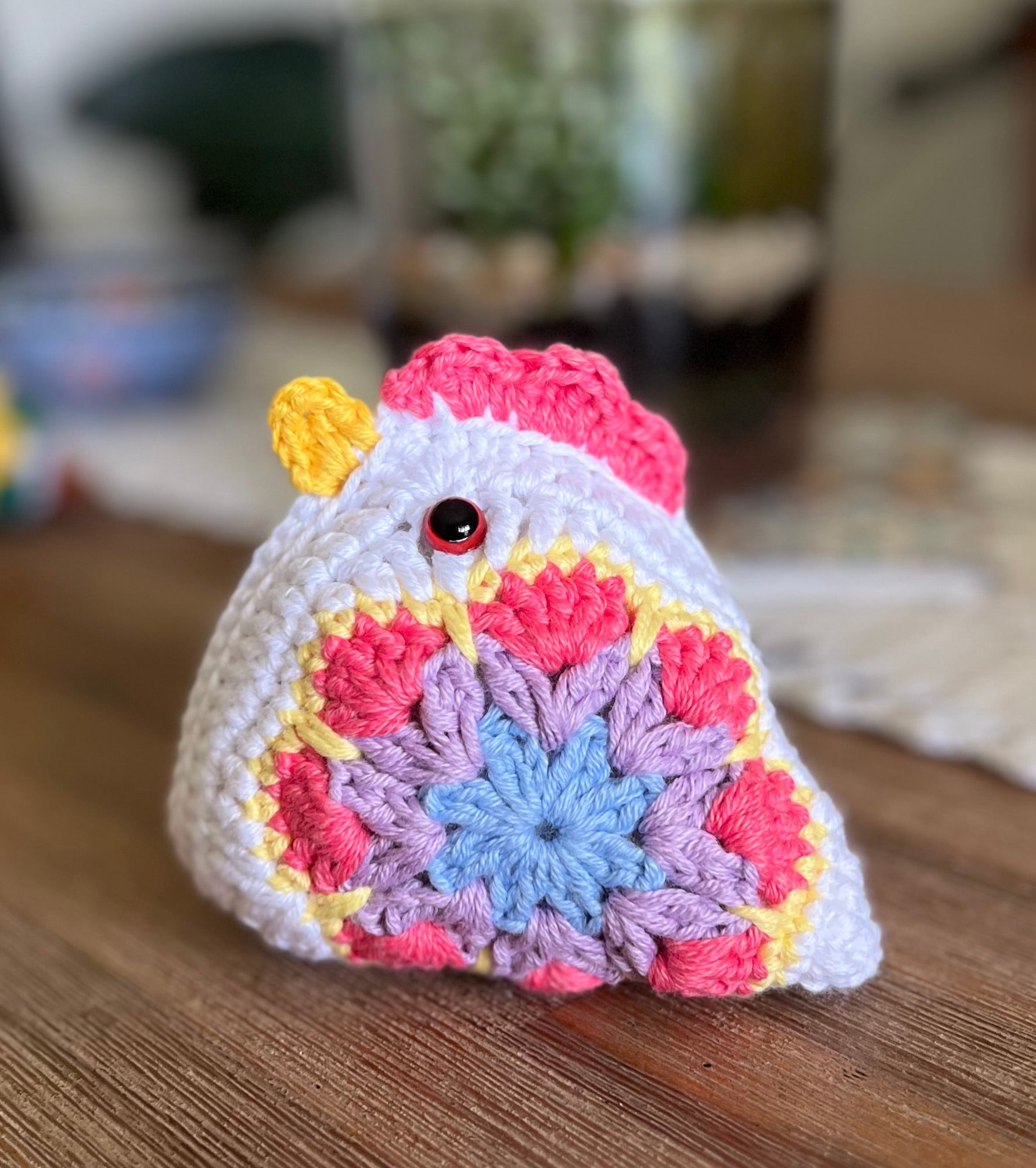 Crochet Granny Square Chicken