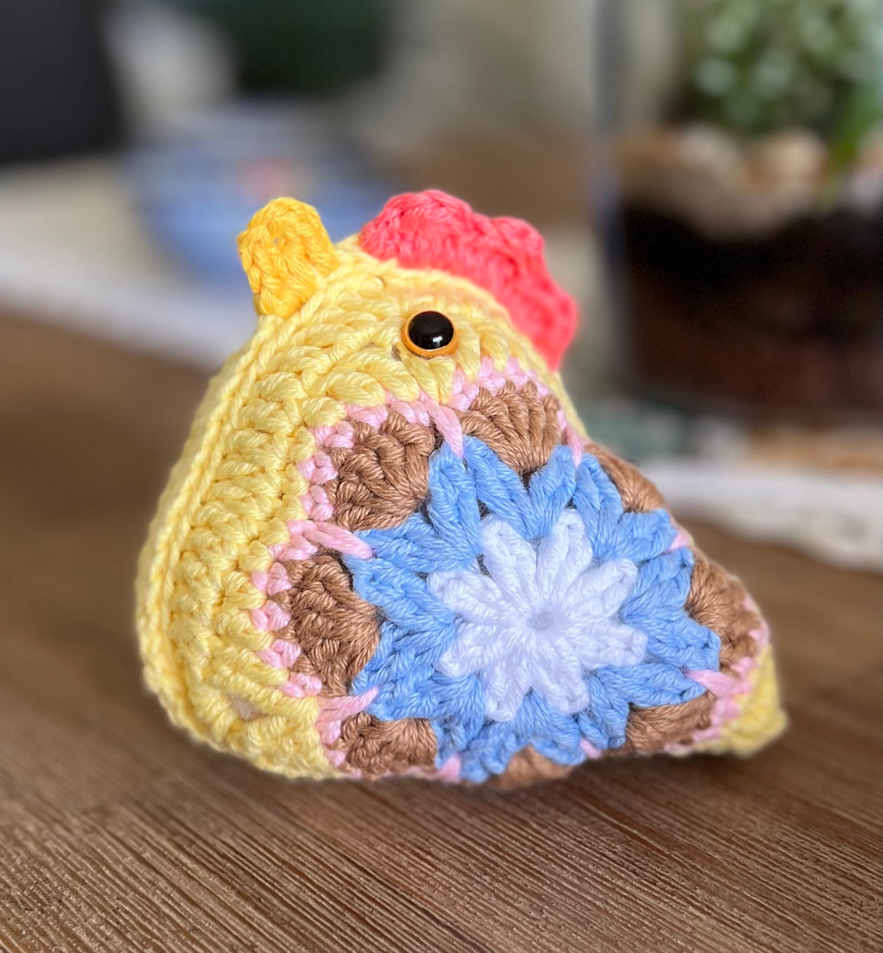 Crochet Granny Square Chicken