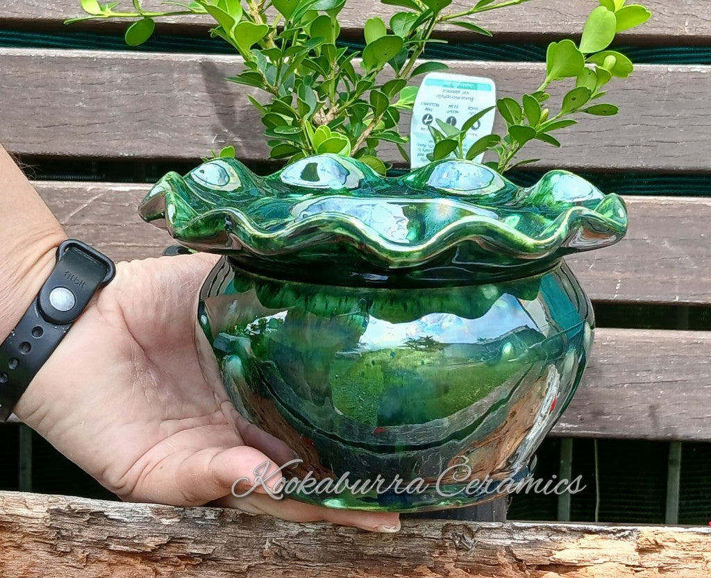Ceramic African Violet Pot Self Watering
