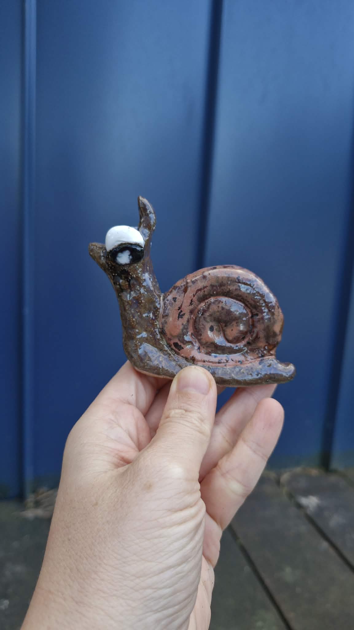 Garden Snail Small Sculpture