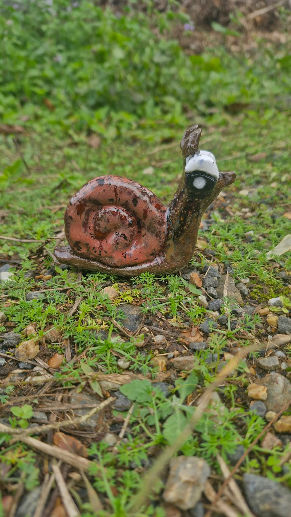 Garden Snail Small Sculpture