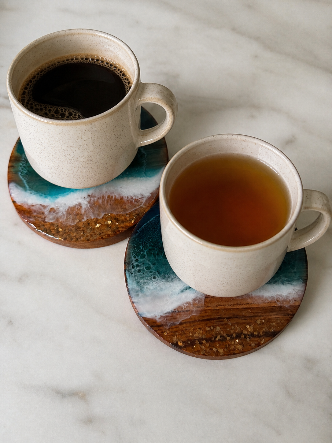 Coasters | Ocean waves | Gift ideas | wedding gifts | home decor | homewares