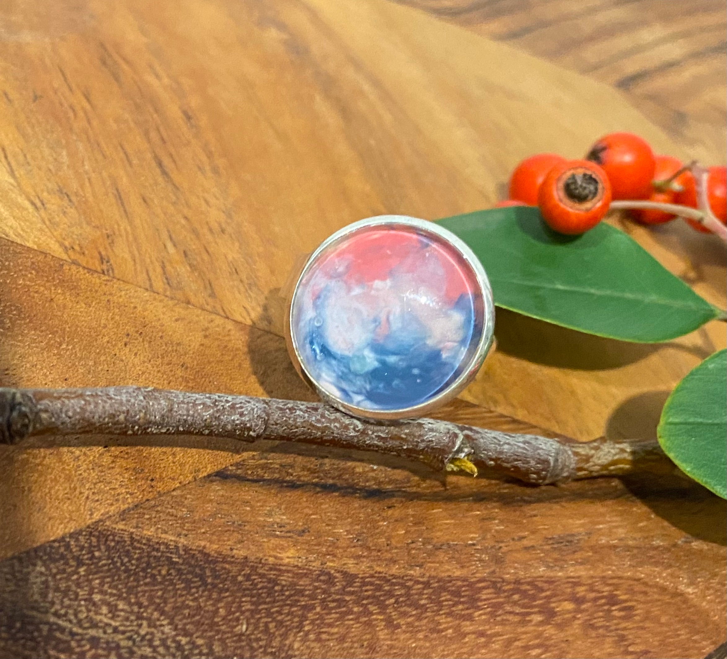 Beach Sunset Ring Handmade - One of a Kind | Handmade Unique Ring