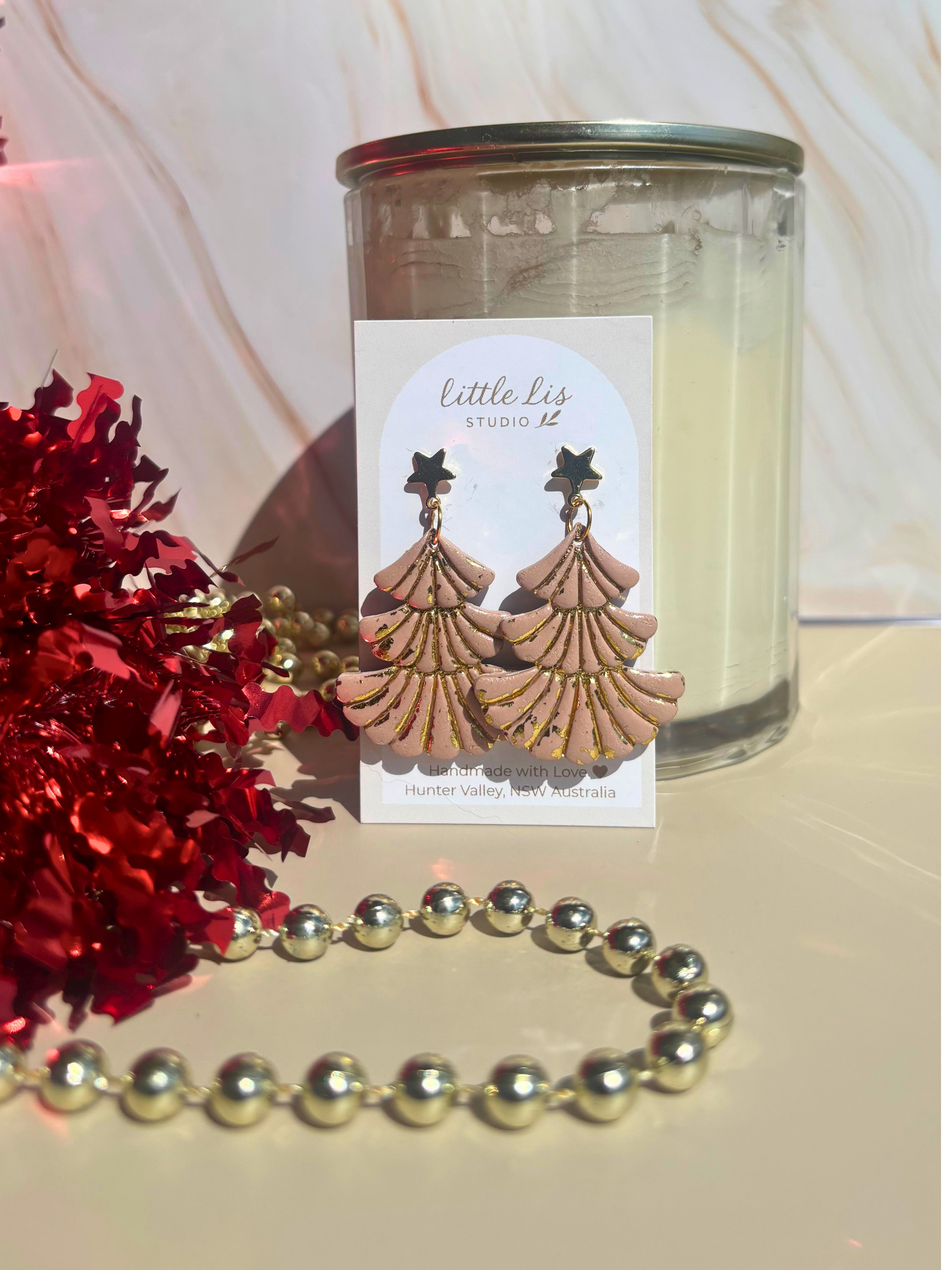 "Glamour" Christmas Tree Earring