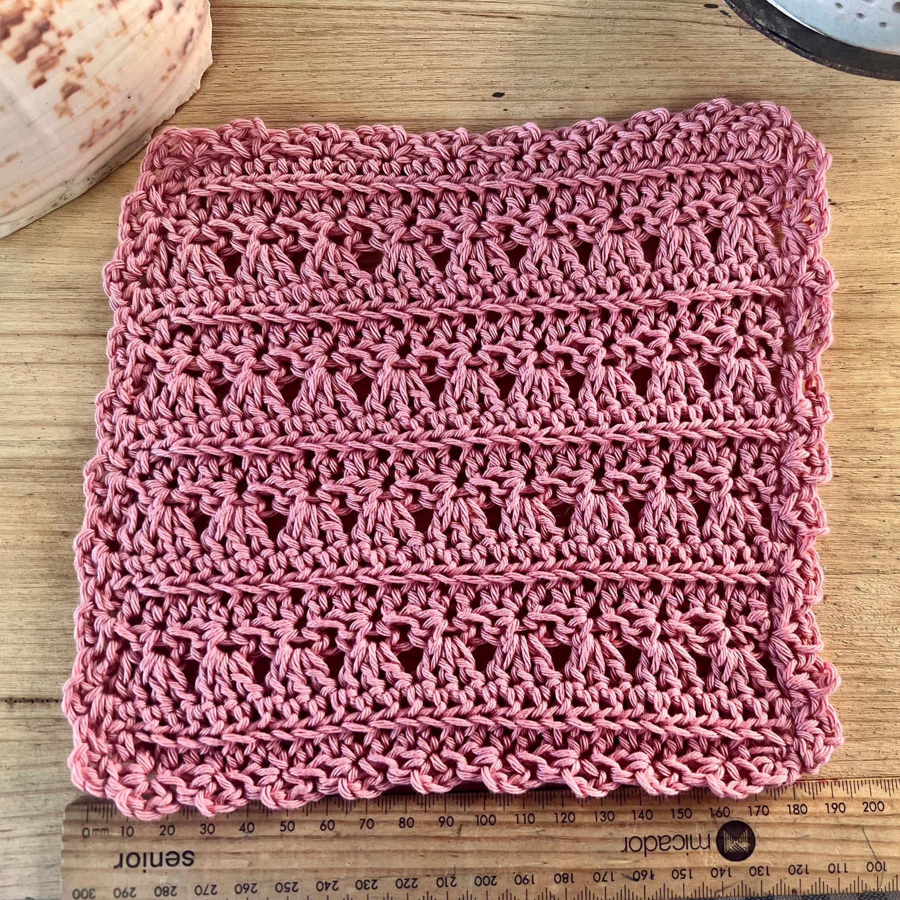 Crochet Washcloths Set of 3 Handmade Cotton Face Cloths  Eco Gift