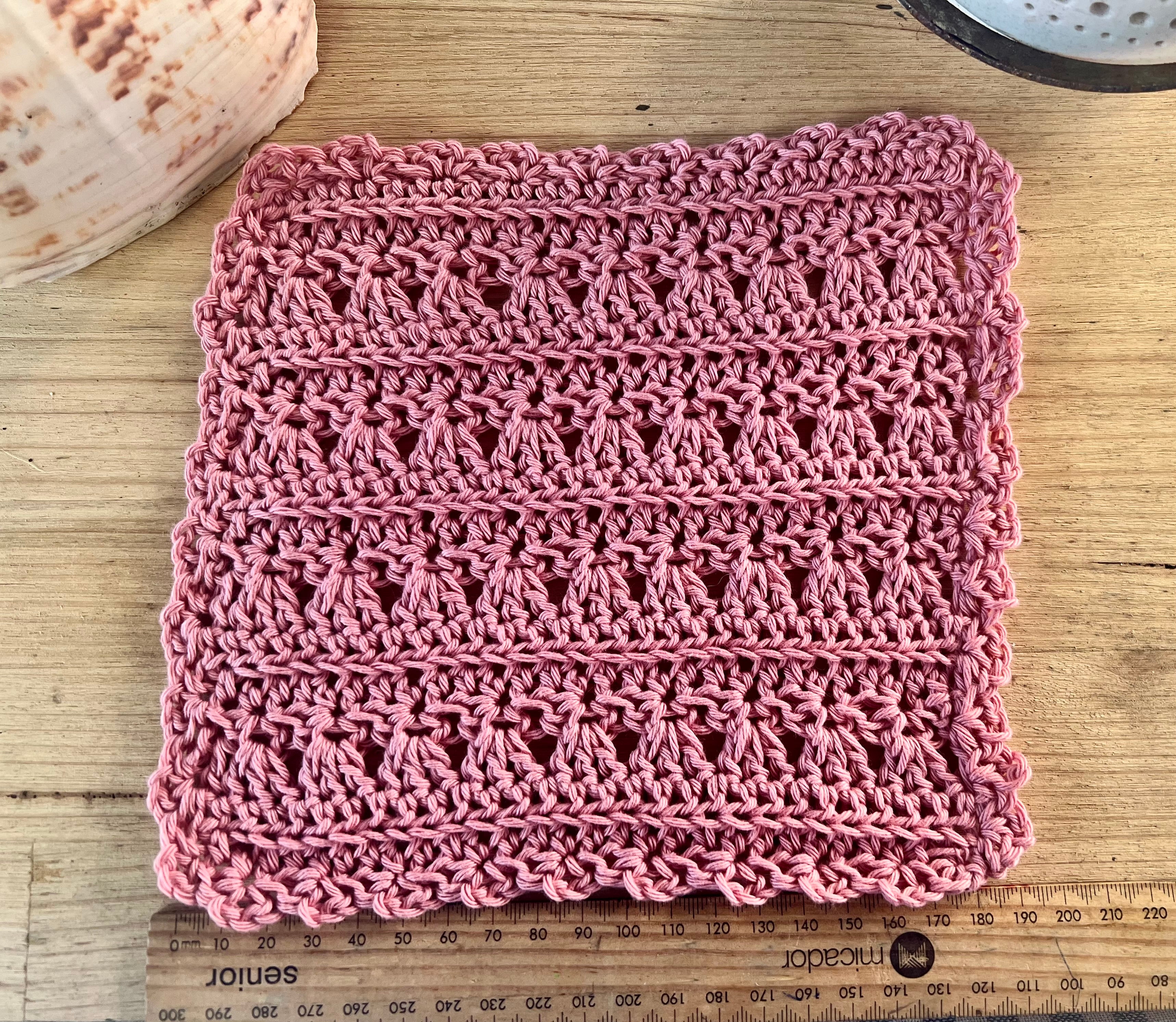 Crochet Washcloths Set of 3 Handmade Cotton Face Cloths  Eco Gift