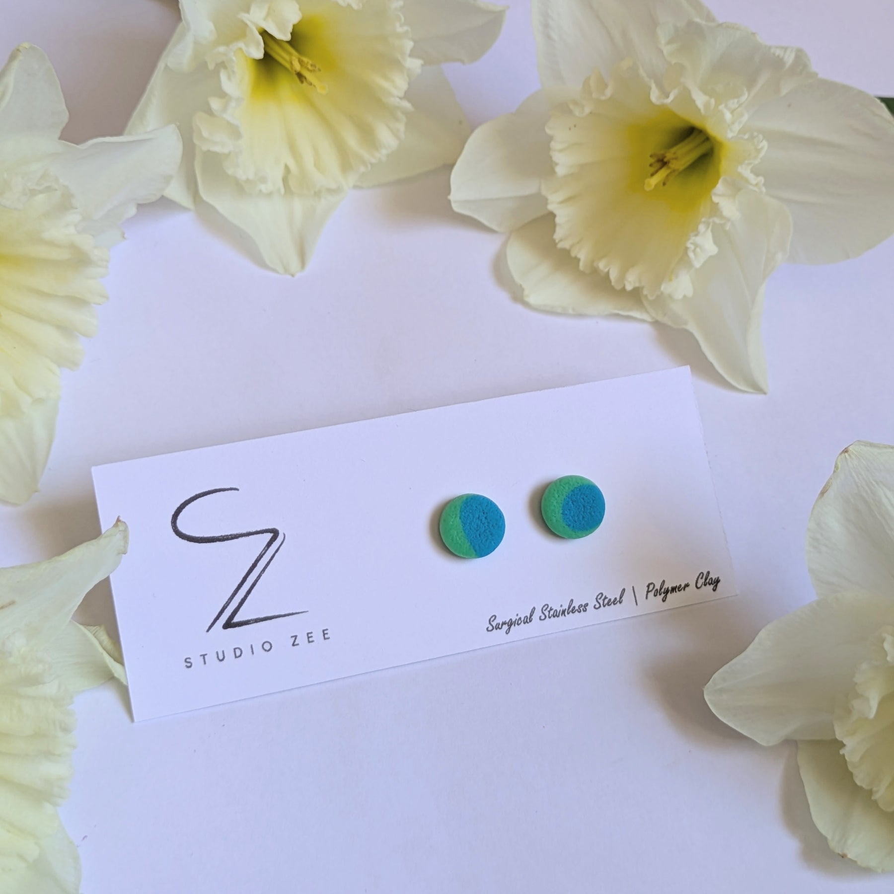 Colourful Stud Earrings