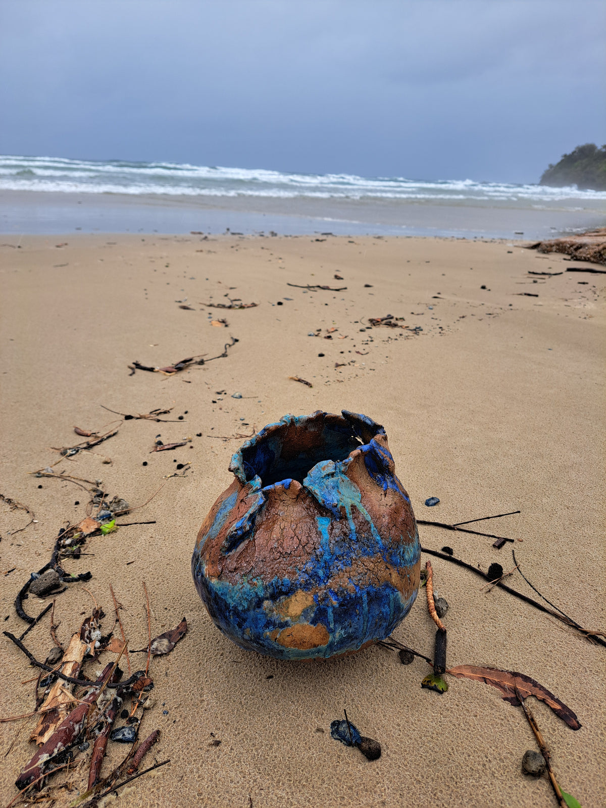 Ocean Vessel | Hand-formed Ceramic Art