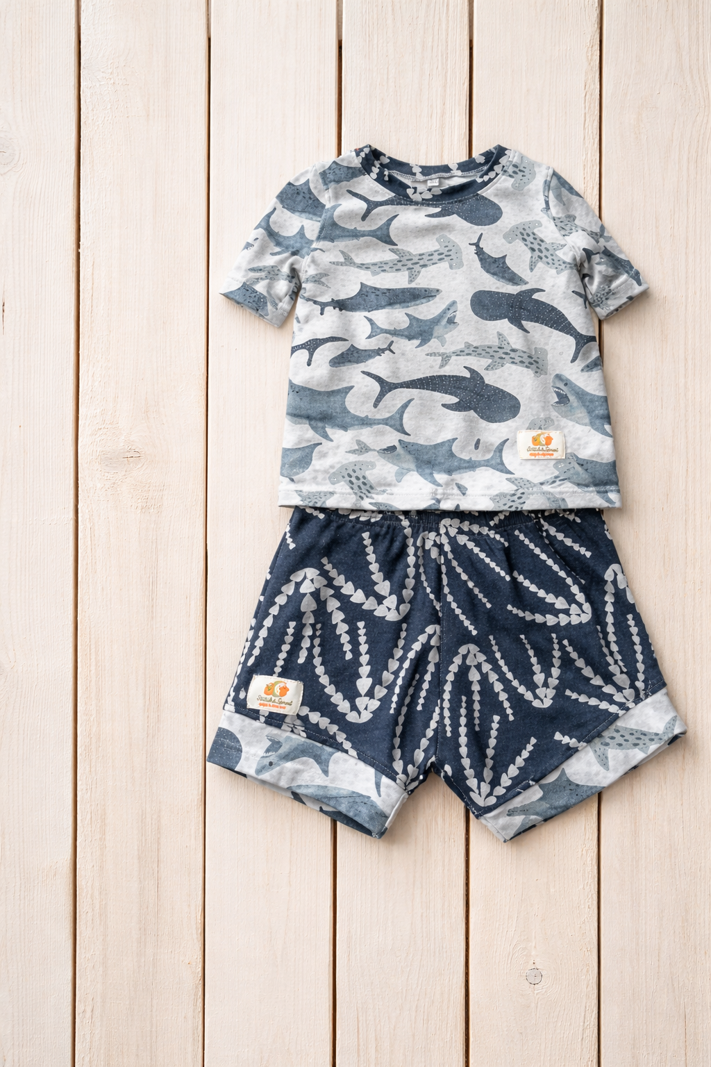 OCEAN EXPLORER TEE AND SHORTS SET
