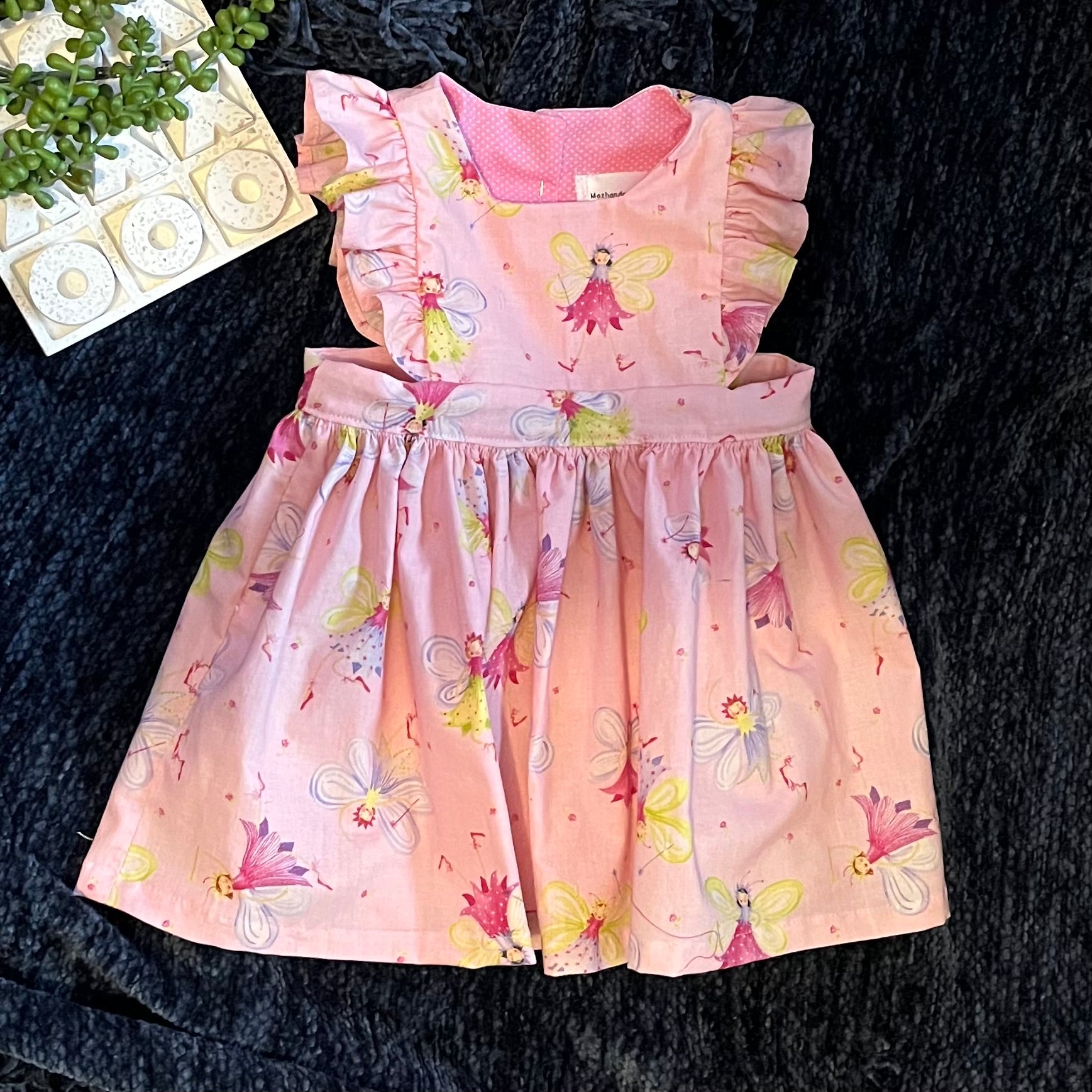 Handmade toddler pinafore / dress | Fairies
