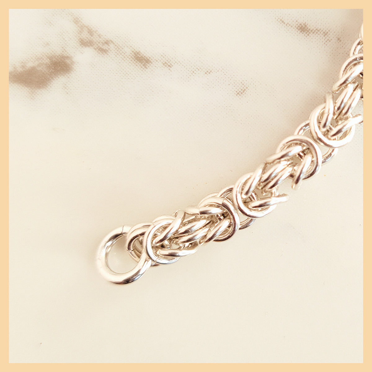 Chainmaille Byzantine Weave Bracelet