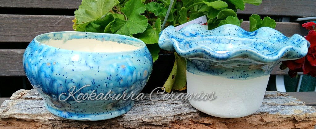 Ceramic African Violet Pot Self watering