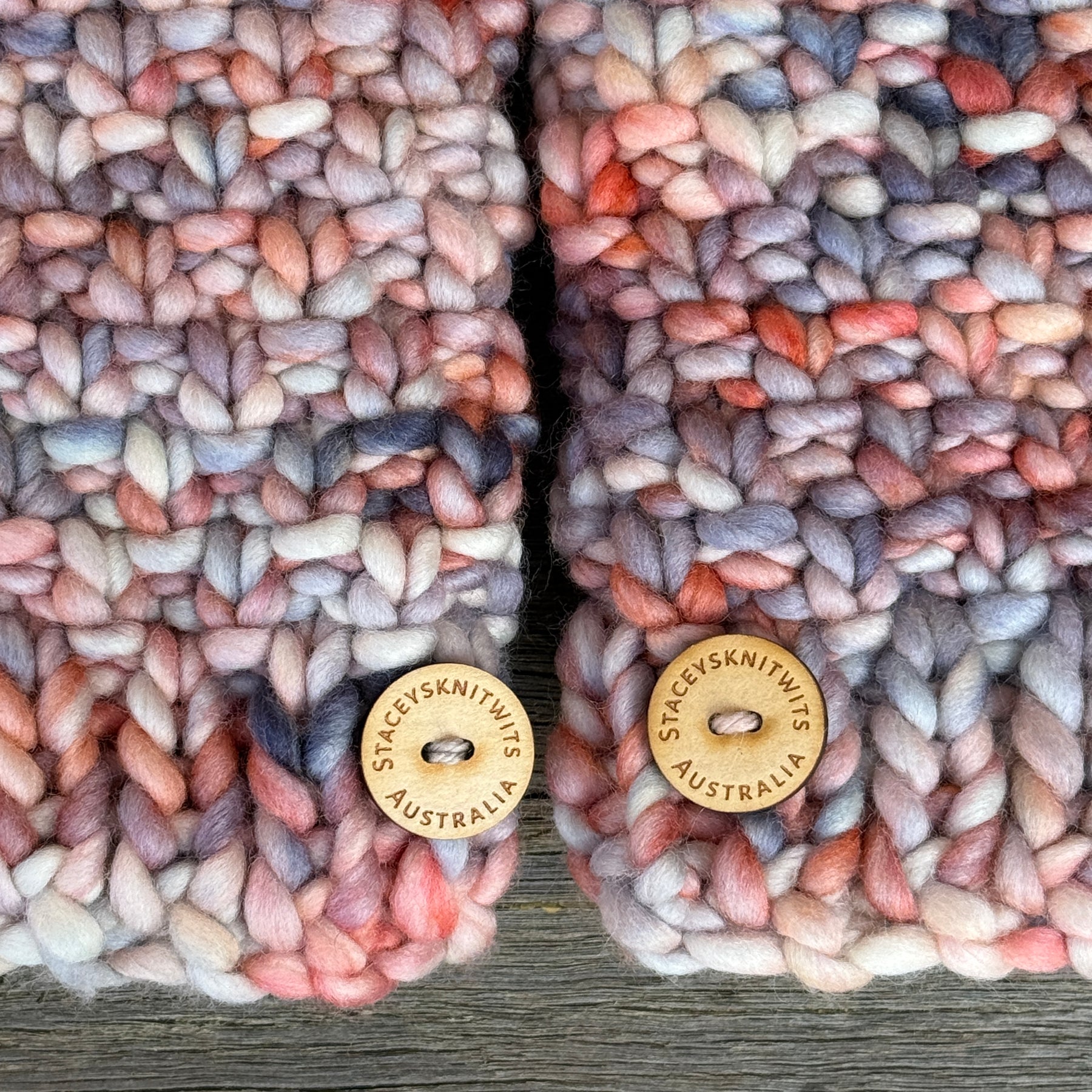 Hand Knitted Handwarmers, Merino Fingerless Gloves