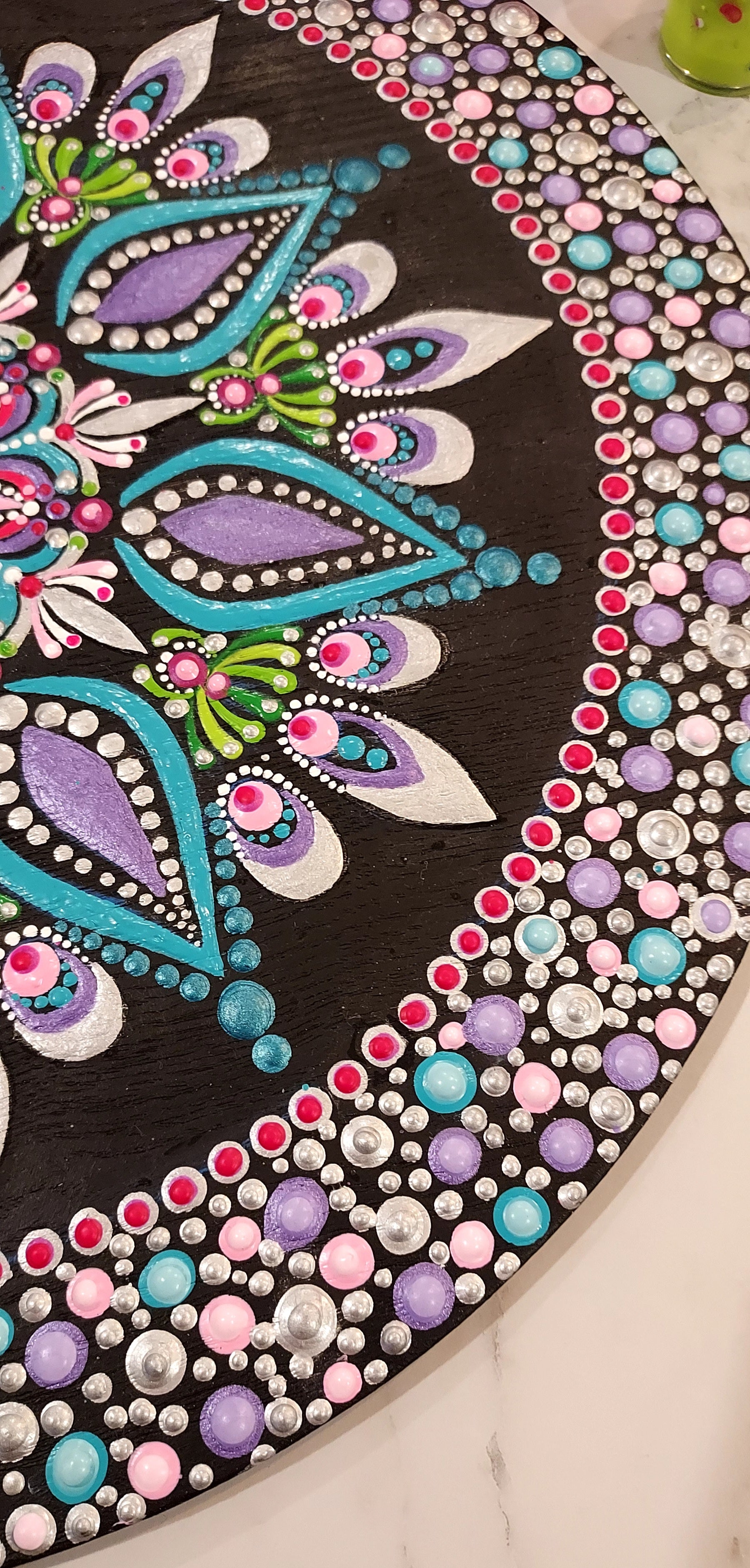 Original Dot Art Design called "Botanical Fantasy "