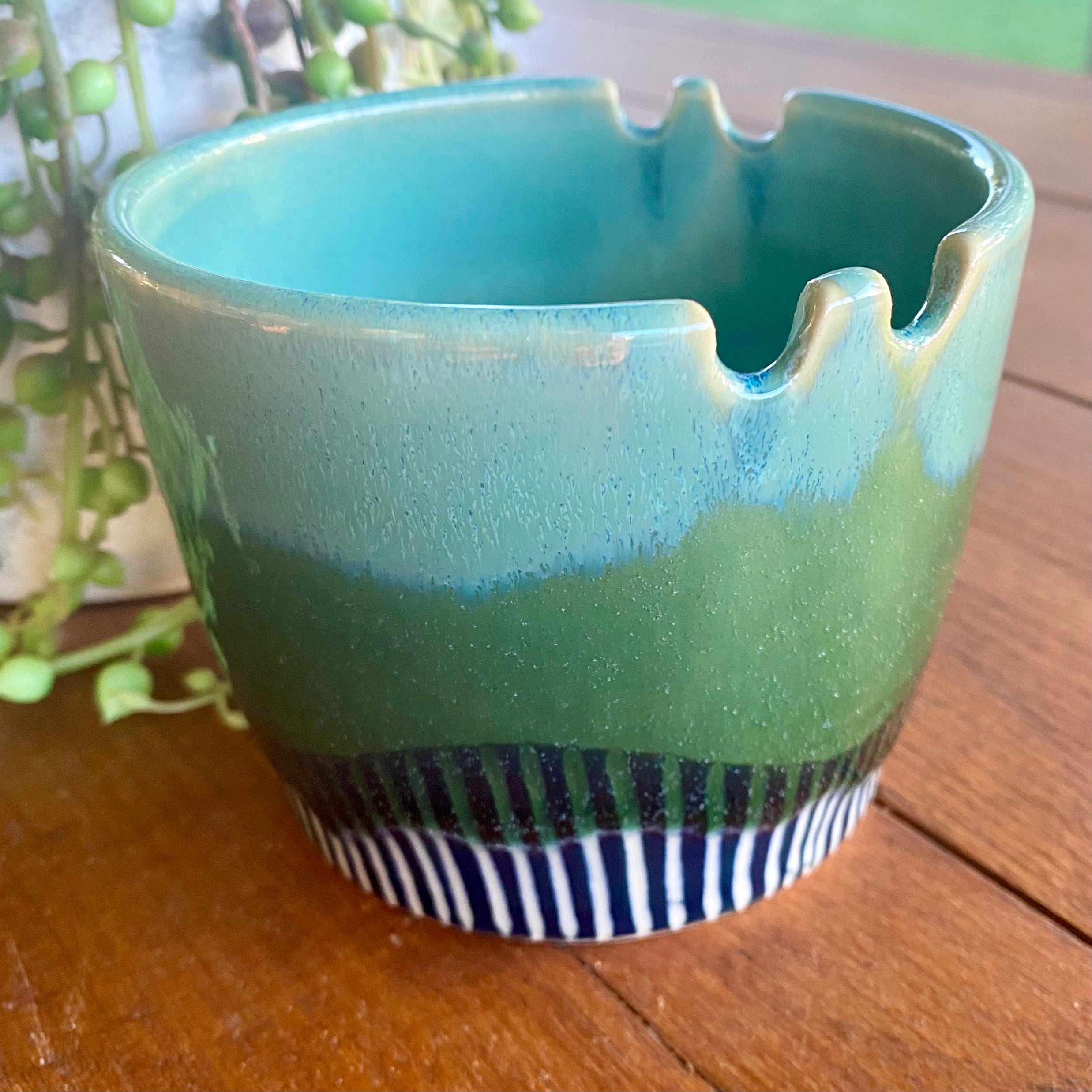 Ceramic Brush Rinsing Pot|Handmade Pottery|Custom Kristy
