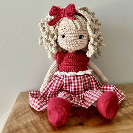 Custom Crochet Doll Short Hair