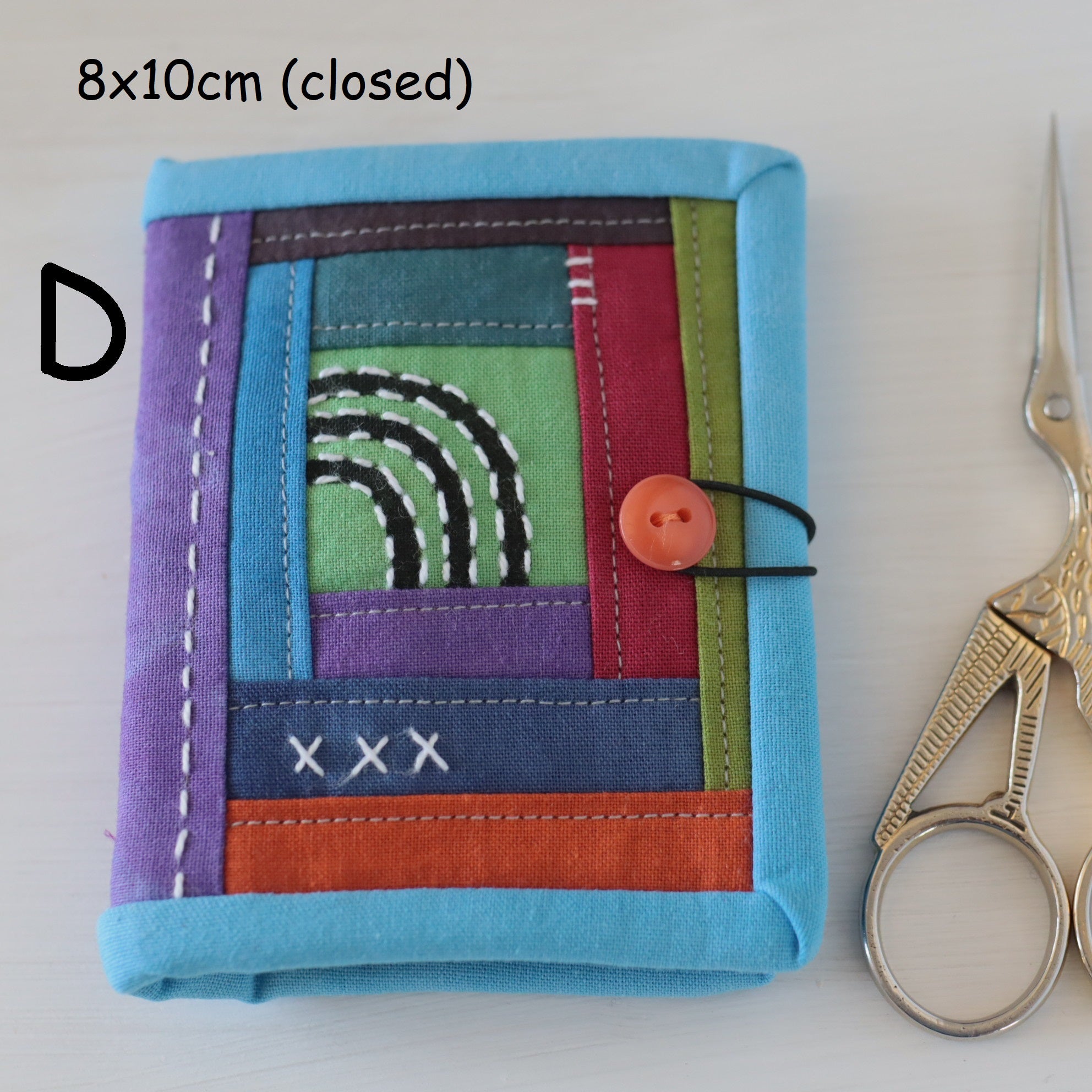 Hand Dyed Patchwork Needle Books