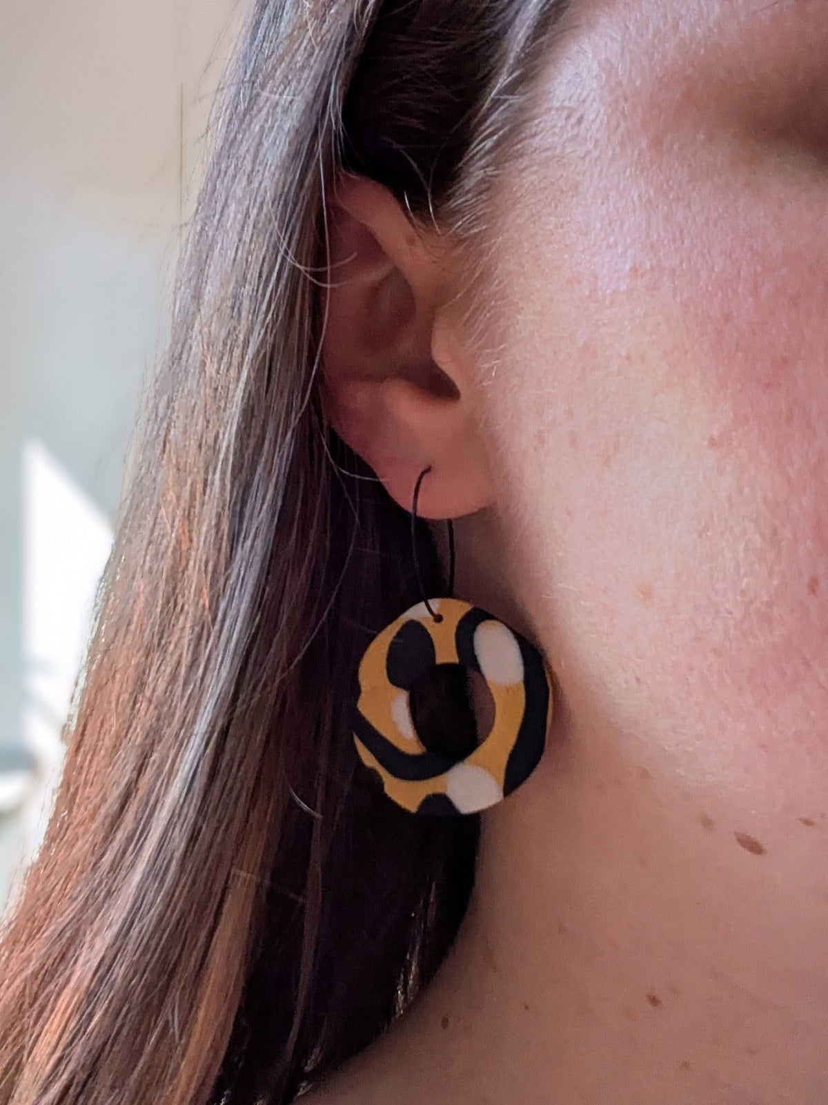 Donut Hoop Earrings