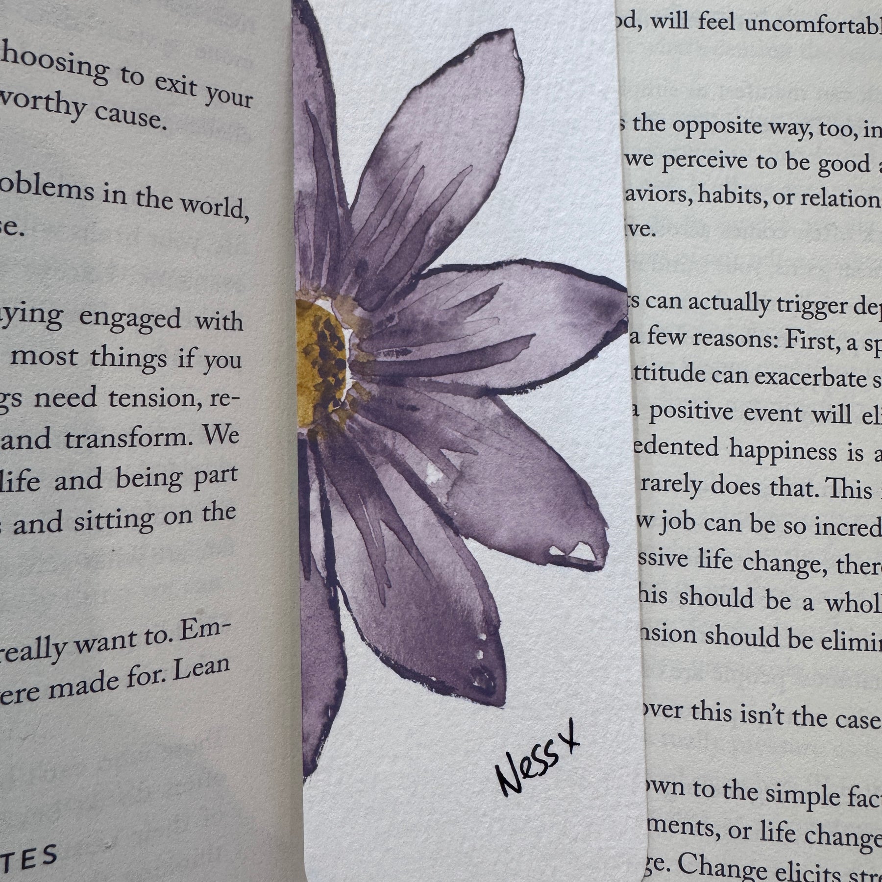 Twilight Petals Bookmark - Floral Editions Collection