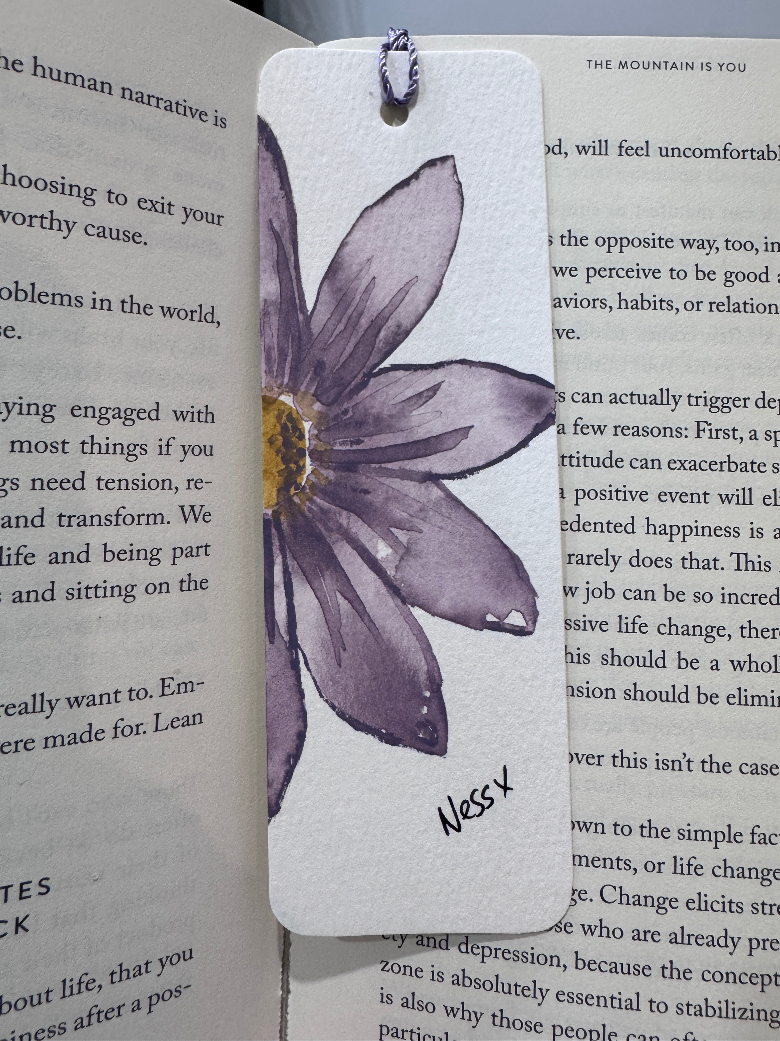 Twilight Petals Bookmark - Floral Editions Collection