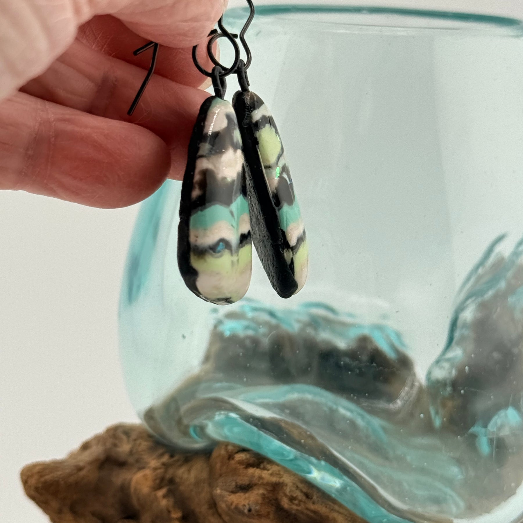 The Off Pattern Collection | Organic Shape Drop Earrings